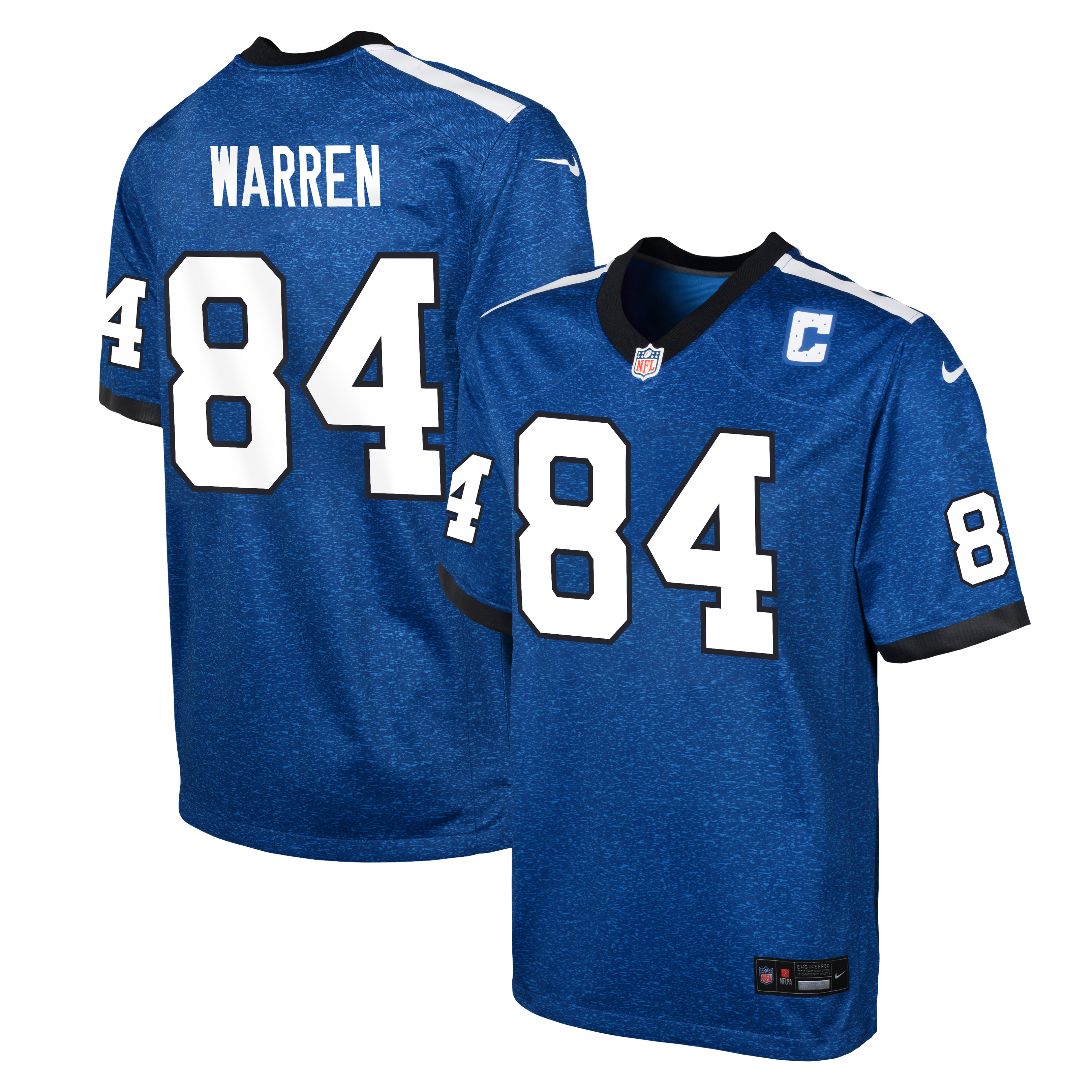 Tyler Warren Indianapolis Colts Youth Alternate 2 Game Jersey - Royal