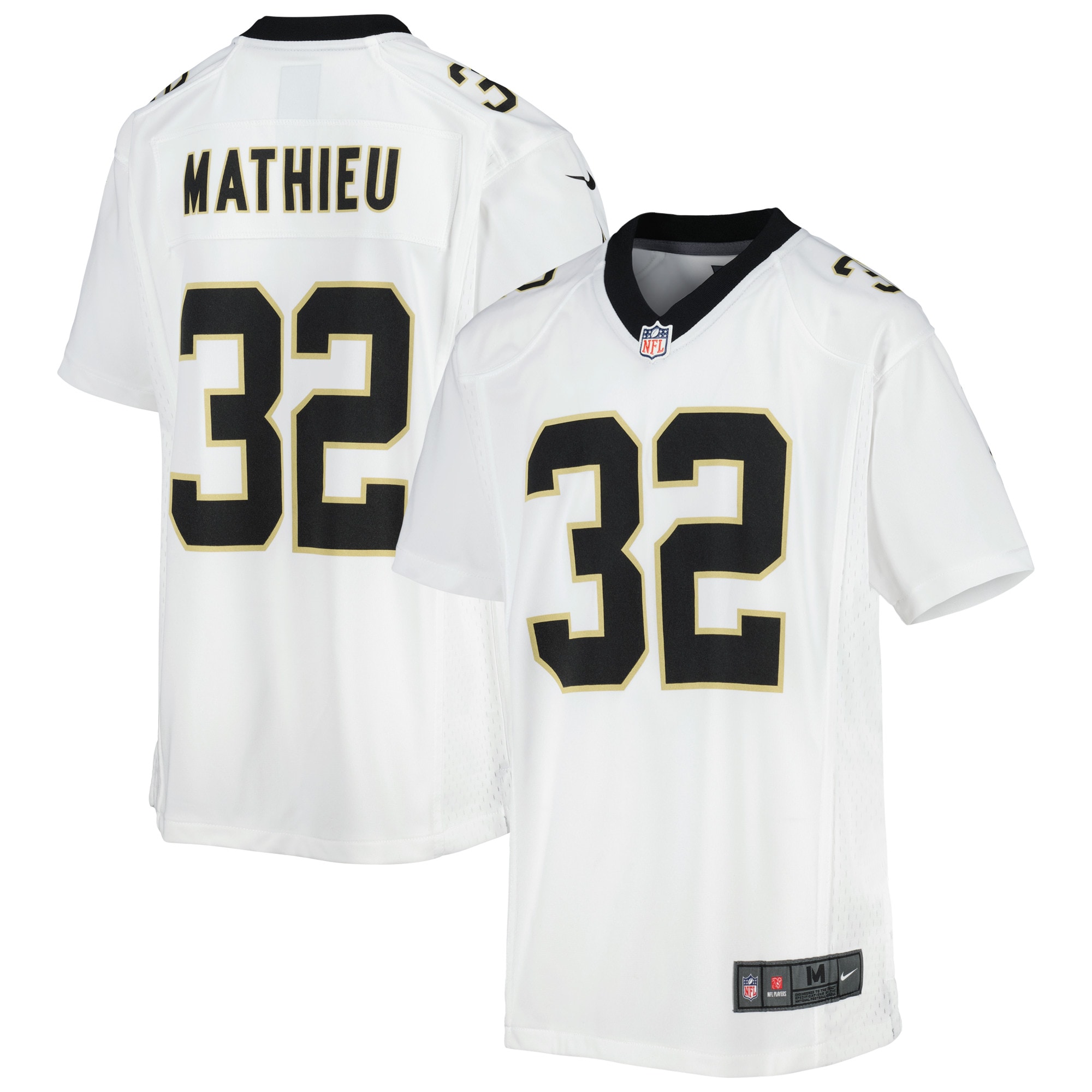 Tyrann Mathieu New Orleans Saints Youth Game Jersey
