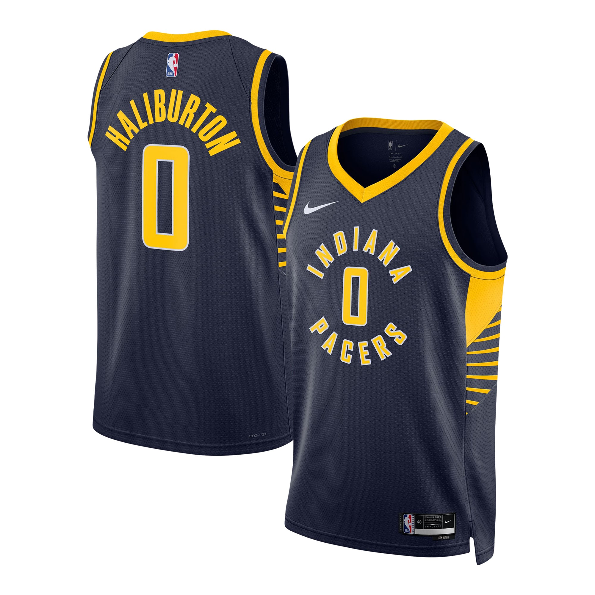 Tyrese Haliburton Indiana Pacers Unisex Swingman Jersey - Icon Edition - Navy
