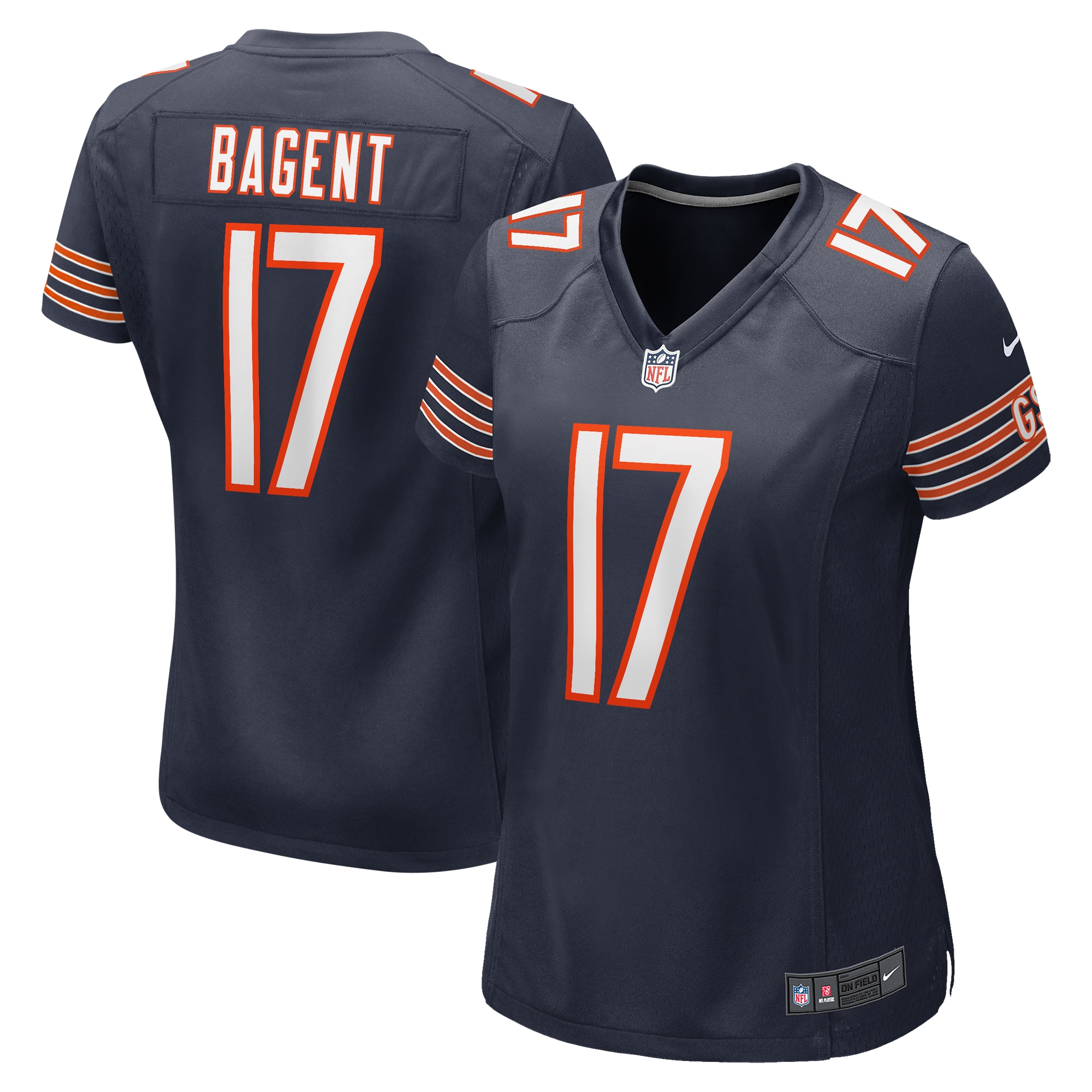 Tyson Bagent Chicago Bears Women's Game Jersey - Navy