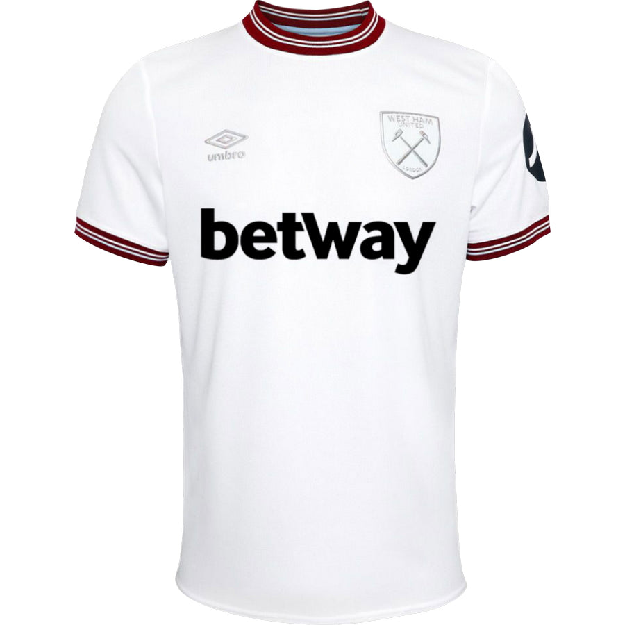 Umbro West Ham Away Jersey - Umberto West Ham Away Jersey - White &