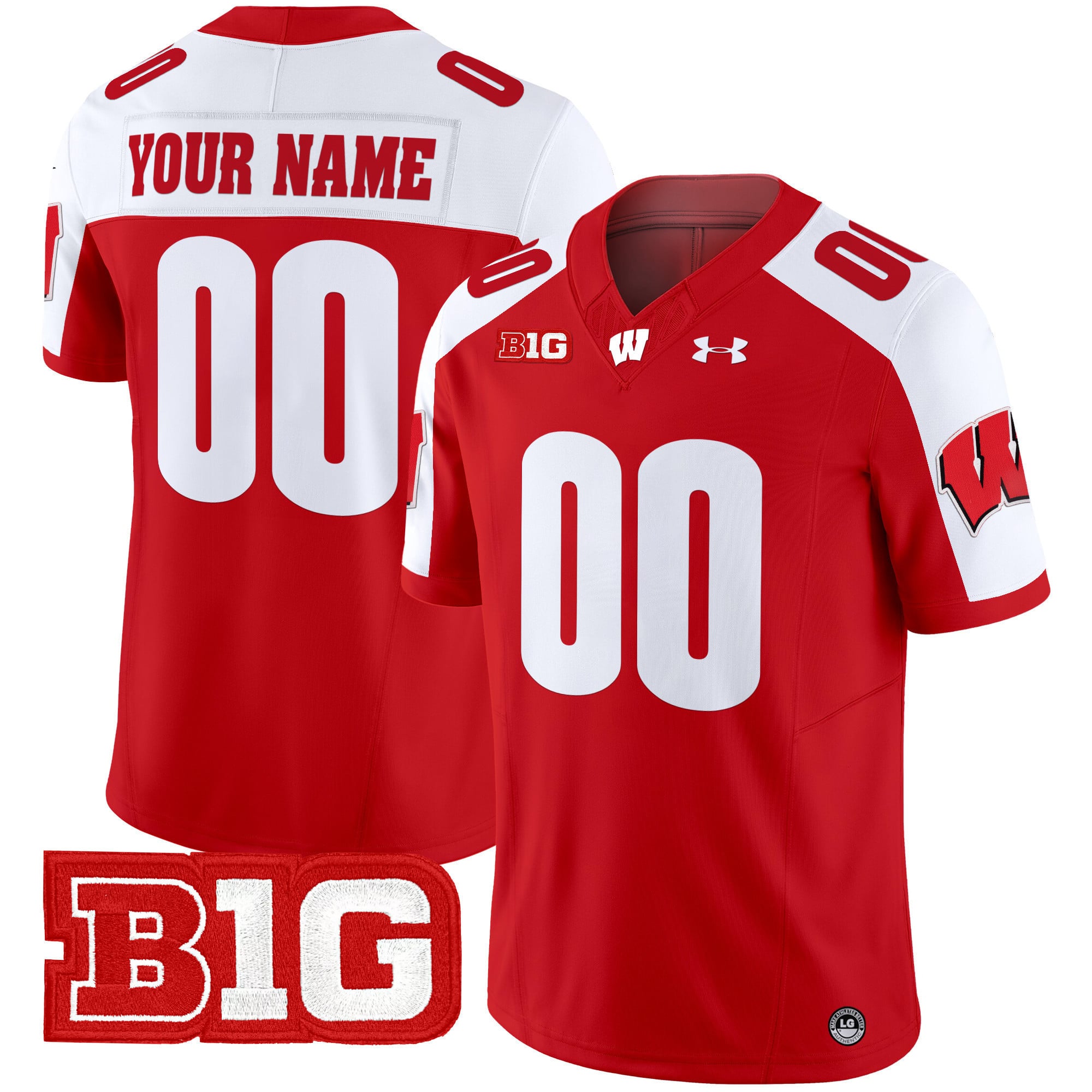 Under Armour Badgers Jersey - Under Armour Wisconsin Badgers Jersey