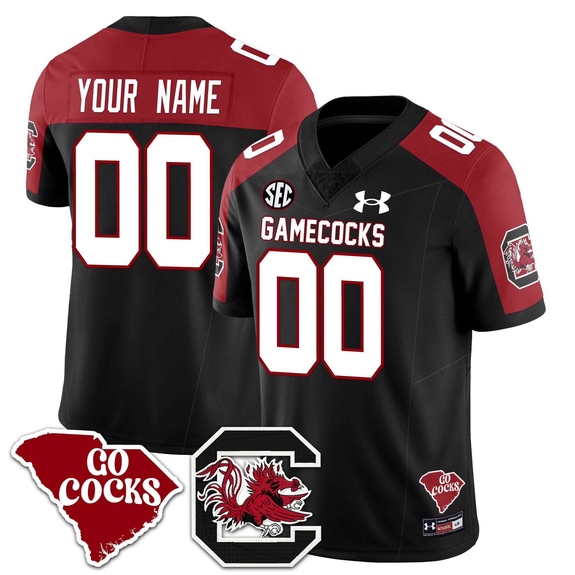Alternative view of Under Armour Gamecocks Jersey - Under Armour Carolina Gamecocks #00