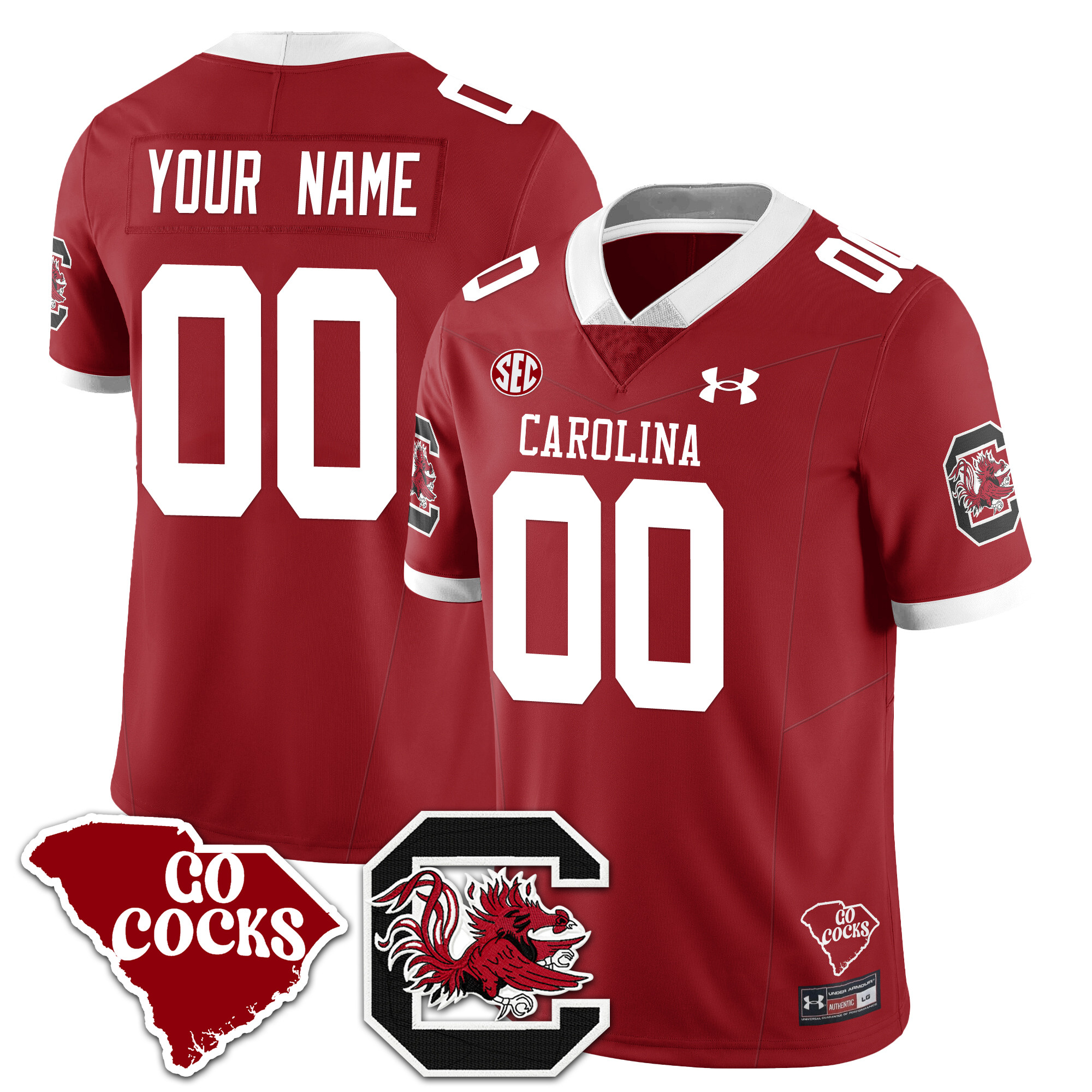 Under Armour Gamecocks Jersey - Under Armour Carolina Gamecocks #00