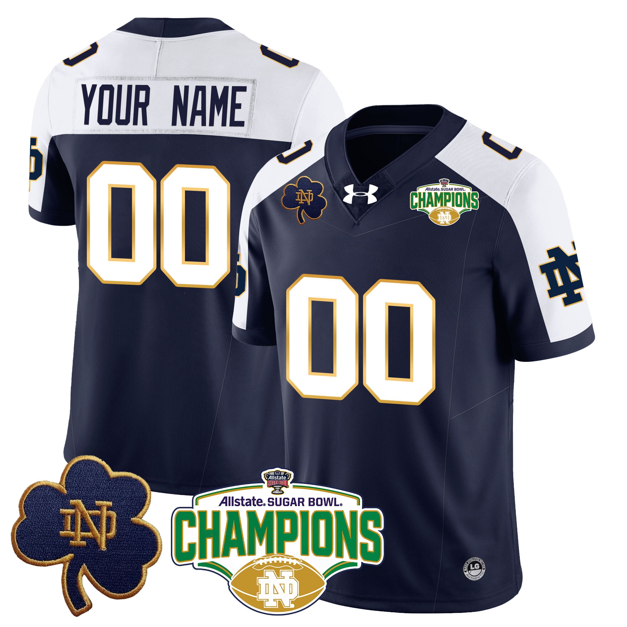Under Armour Notre Dame Jersey navy - Under Armour Notre Dame Jersey