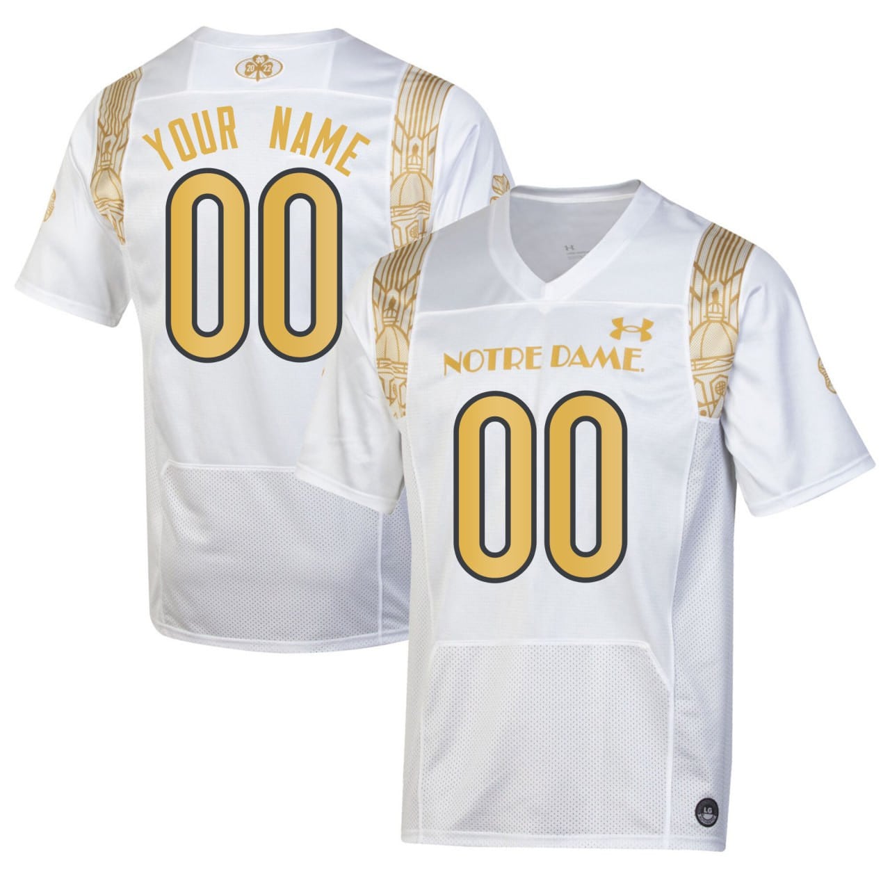 Under Armour Notre Dame Jersey white - Under Armour Notre Dame #00