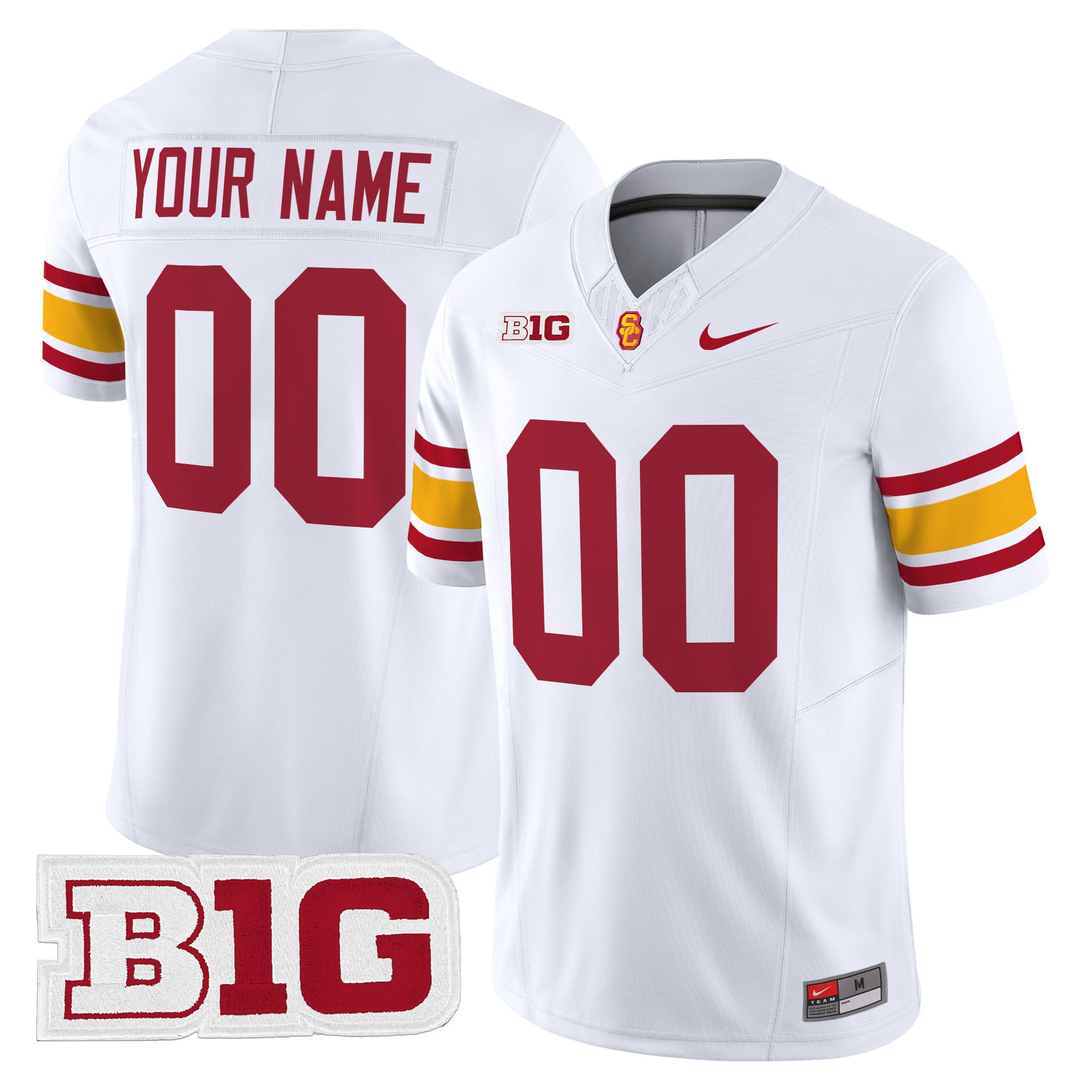Alternative view of USC Trojans Cardinal Custom Jersey - Nike - Personalize Yours!