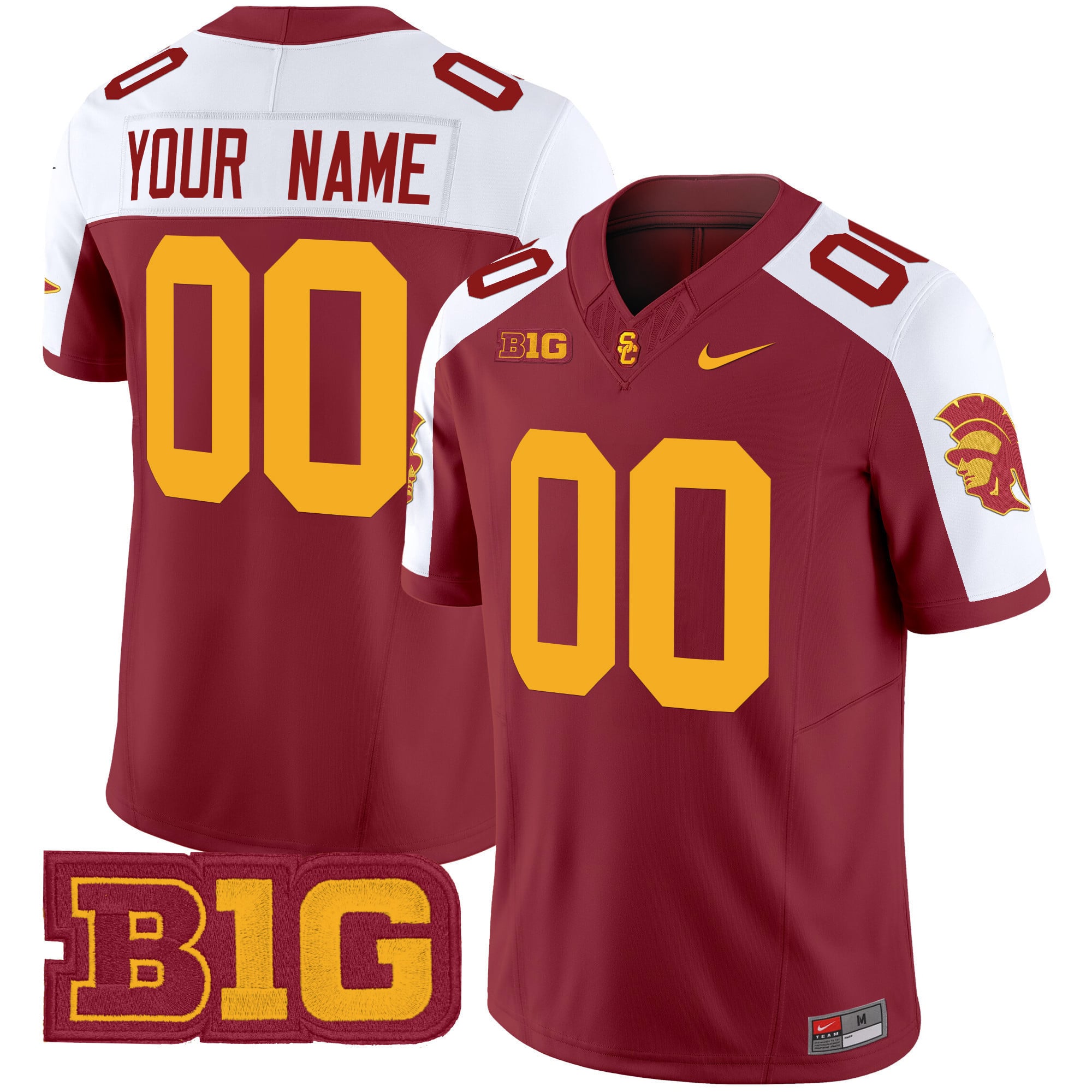 USC Trojans Maroon Jersey - Nike USC Trojans #00 Maroon Football
