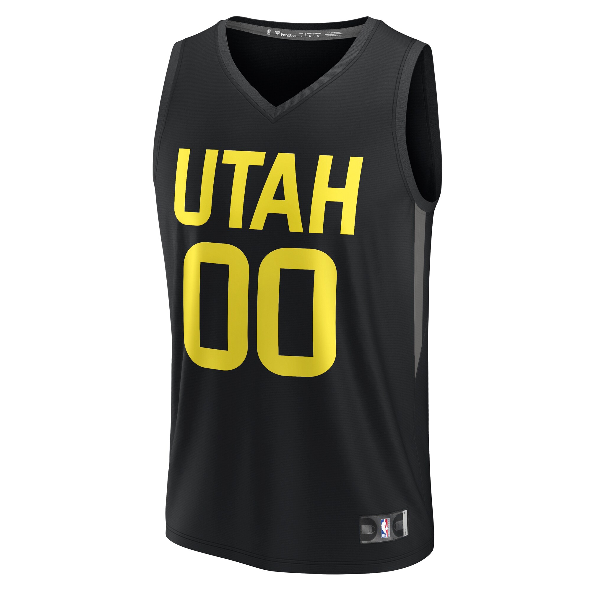 Alternative view of Utah Jazz Black Custom Jersey - Fanatics - Personalize Yours!