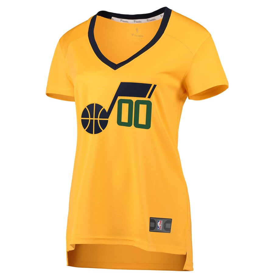 Alternative view of Utah Jazz Gold Jersey Women - Fanatics Utah Jazz Gold Jersey - Custom