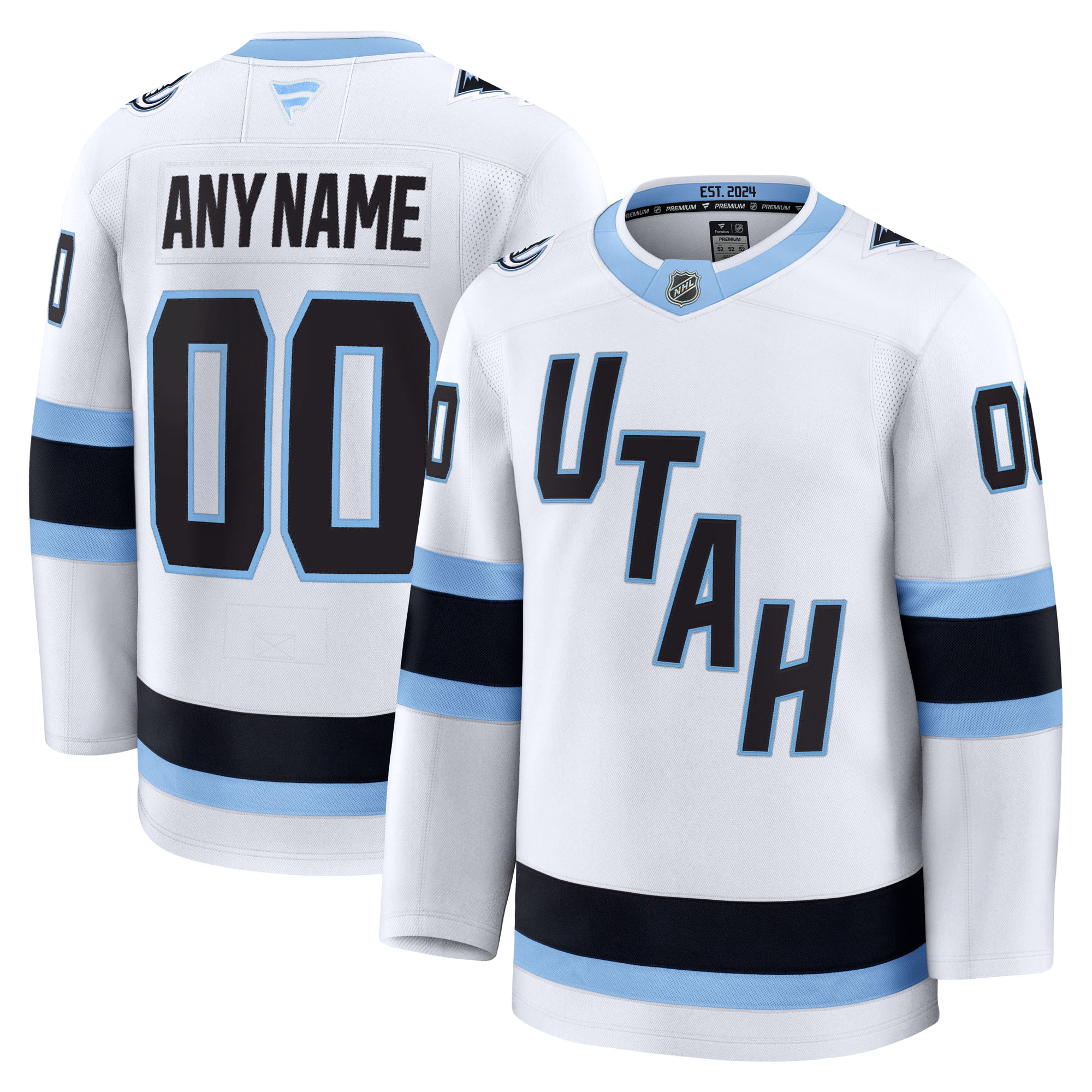 Utah Mammoth Fanatics Away Premium Custom Jersey