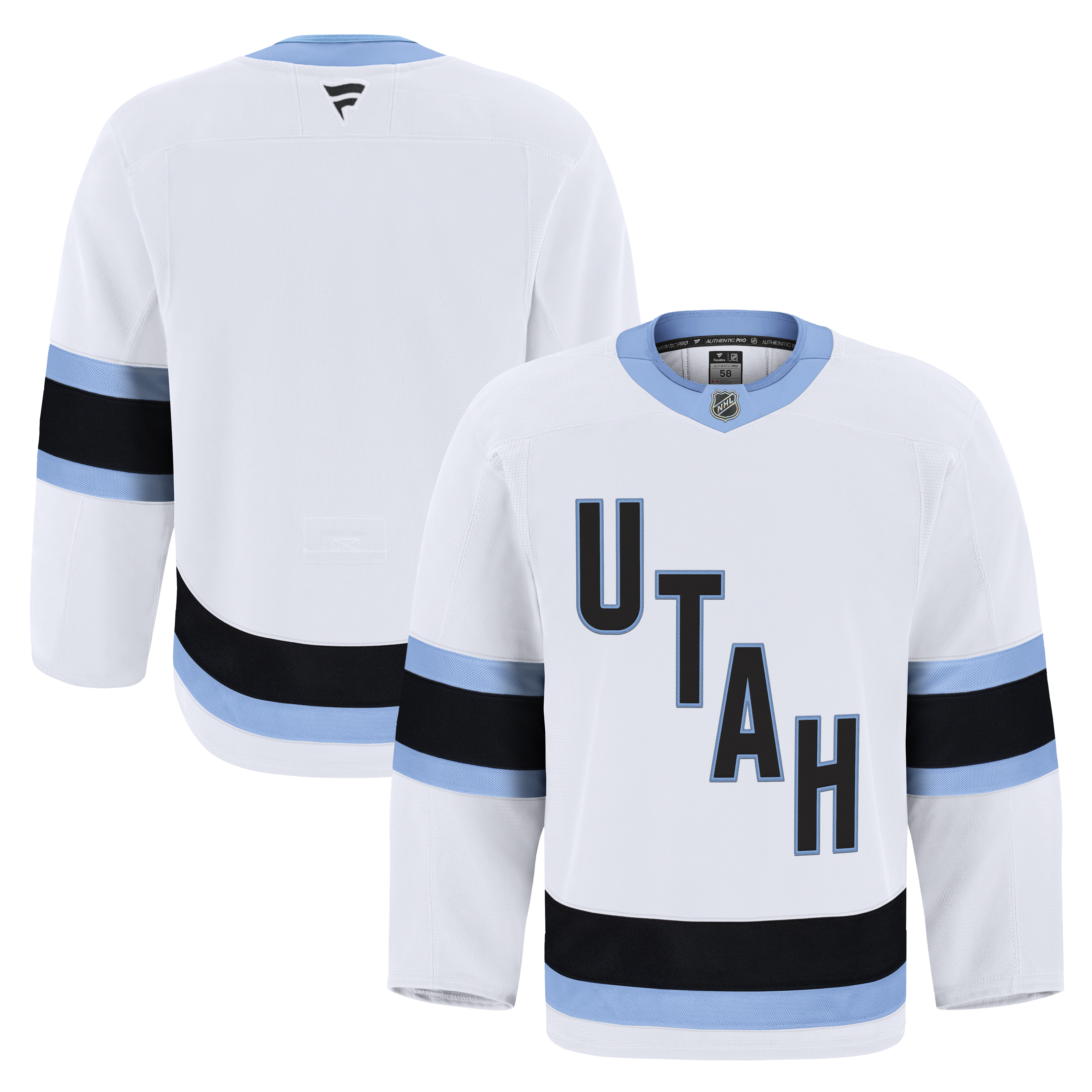 Utah Mammoth Fanatics Away Pro Jersey - White