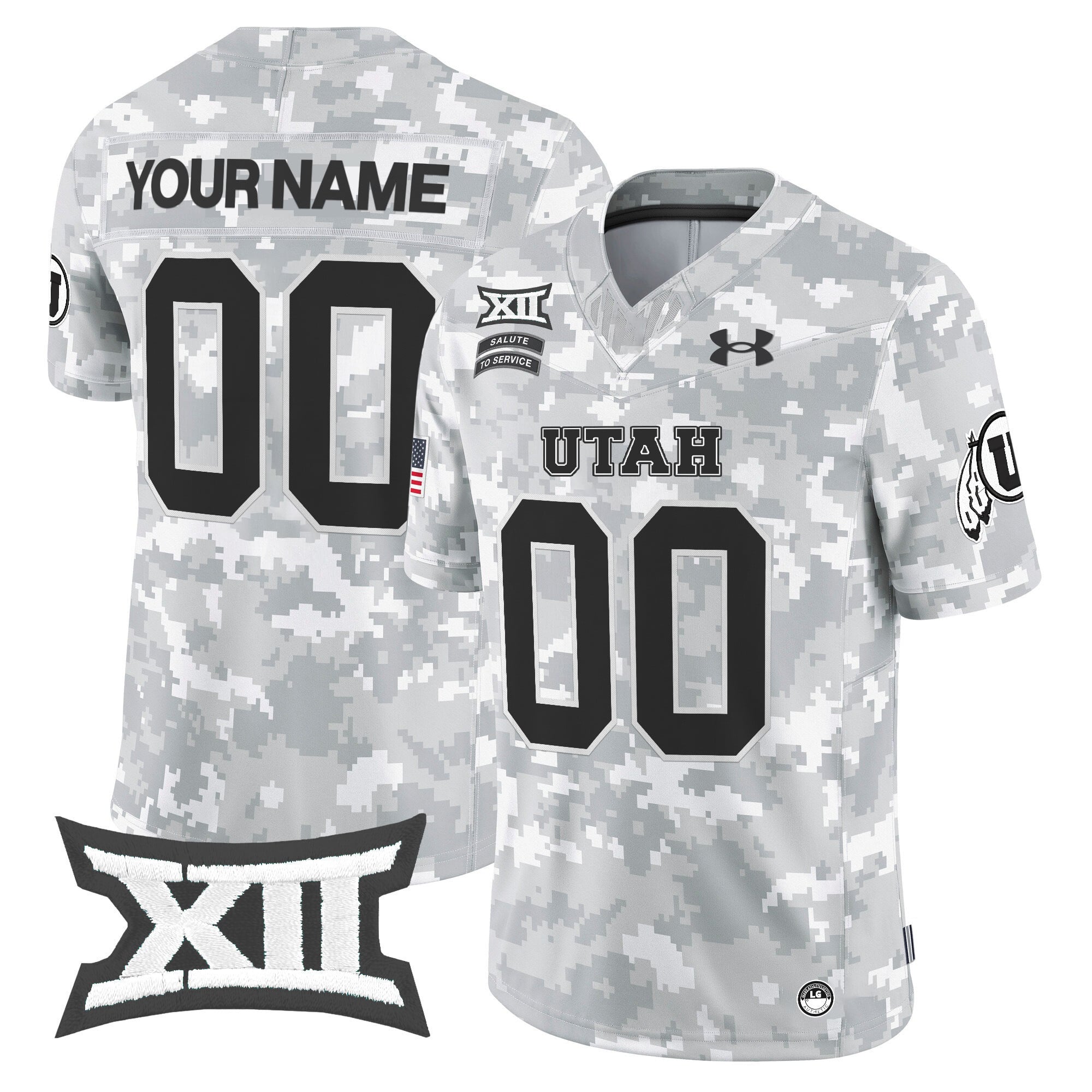 Utah Utes Camo Jersey - Under Armour - Salute to Service