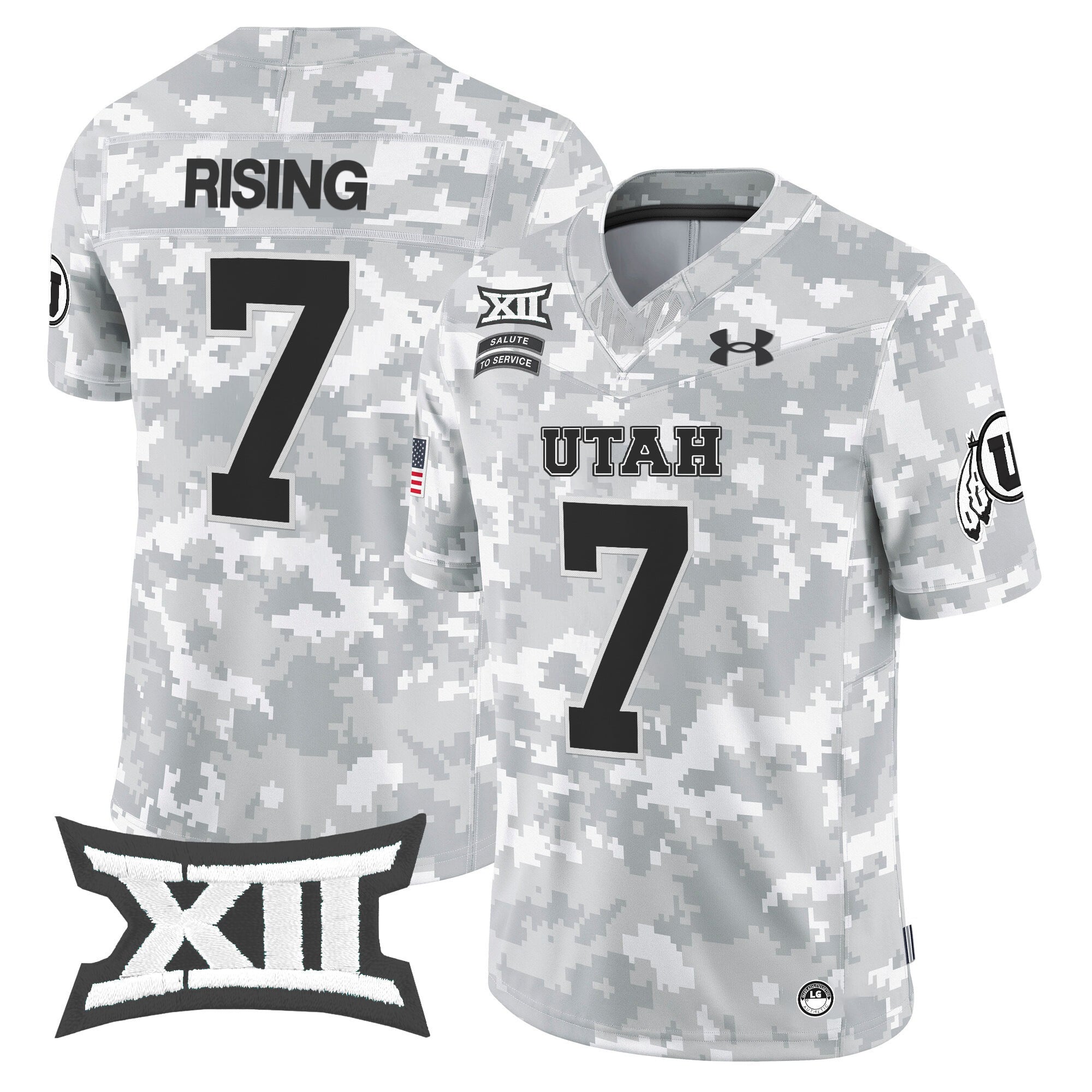 Alternative view of Utah Wilson Camo Jersey - Under Armour Utah Wilson #11 Camo Jersey