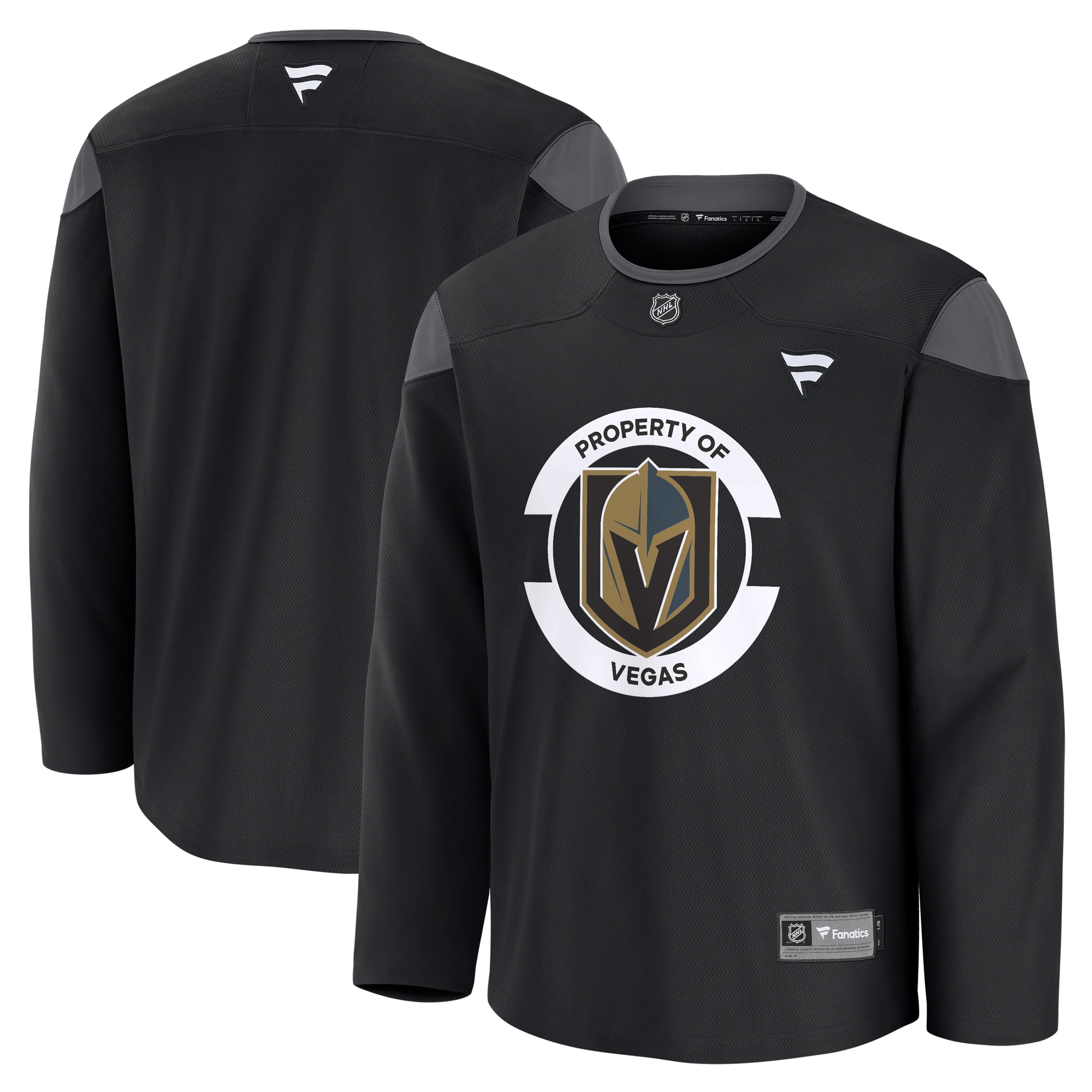 Vegas Golden Knights Fanatics Practice Jersey - Black