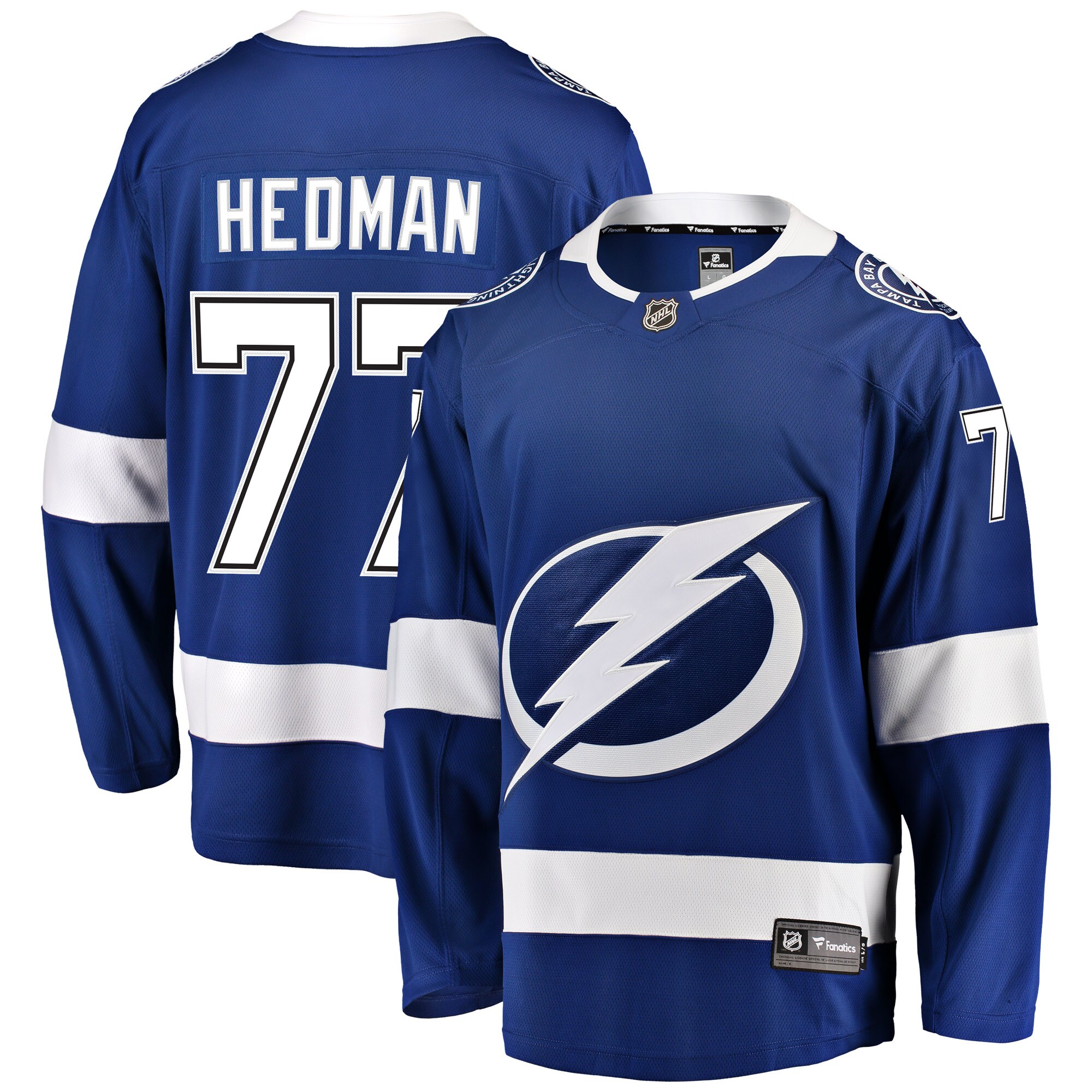 Victor Hedman Tampa Bay Lightning Fanatics Breakaway Jersey - Blue