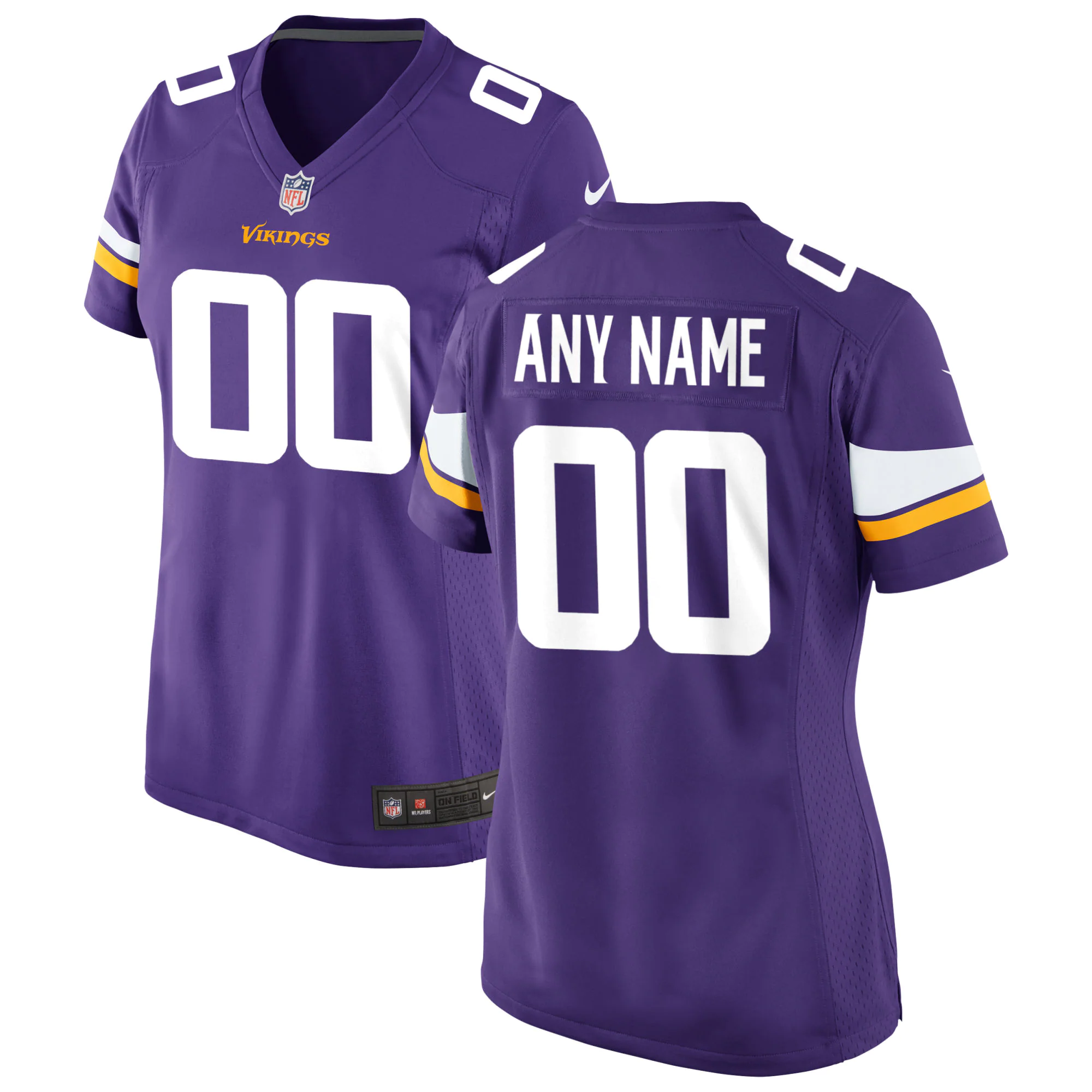 Vikings Purple Custom Jersey nike design - Nike Vikings Purple Custom