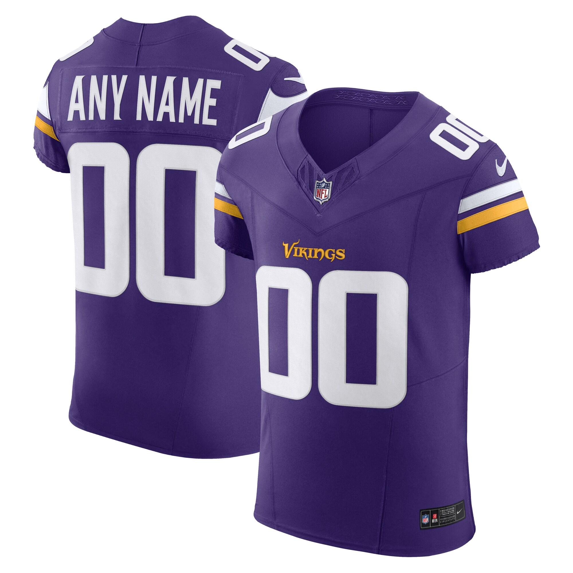 Vikings Purple Custom Jersey own - Nike Vikings Purple Custom Jersey