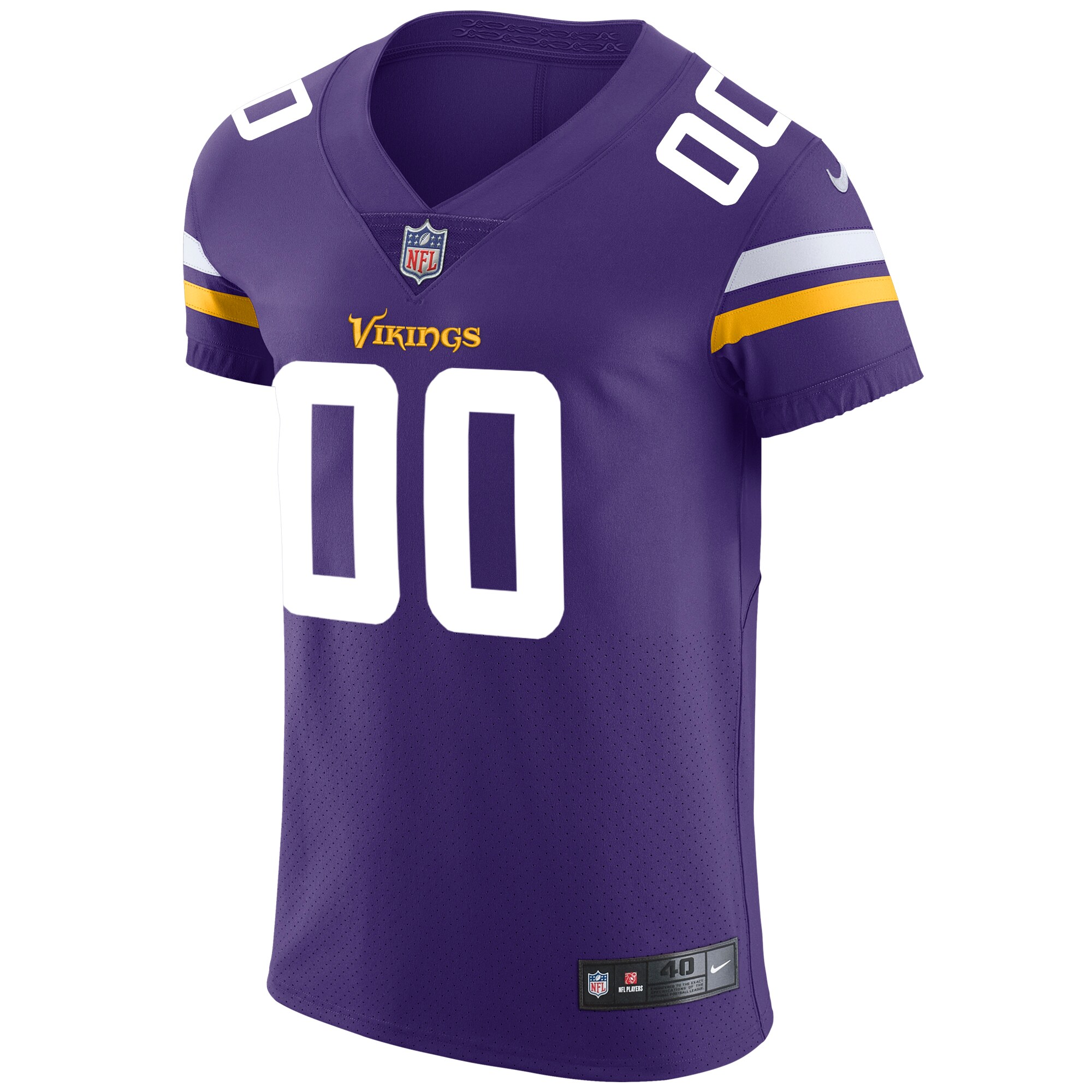 Alternative view of Vikings Purple Custom Jersey personalize - Nike Vikings Purple Custom 3