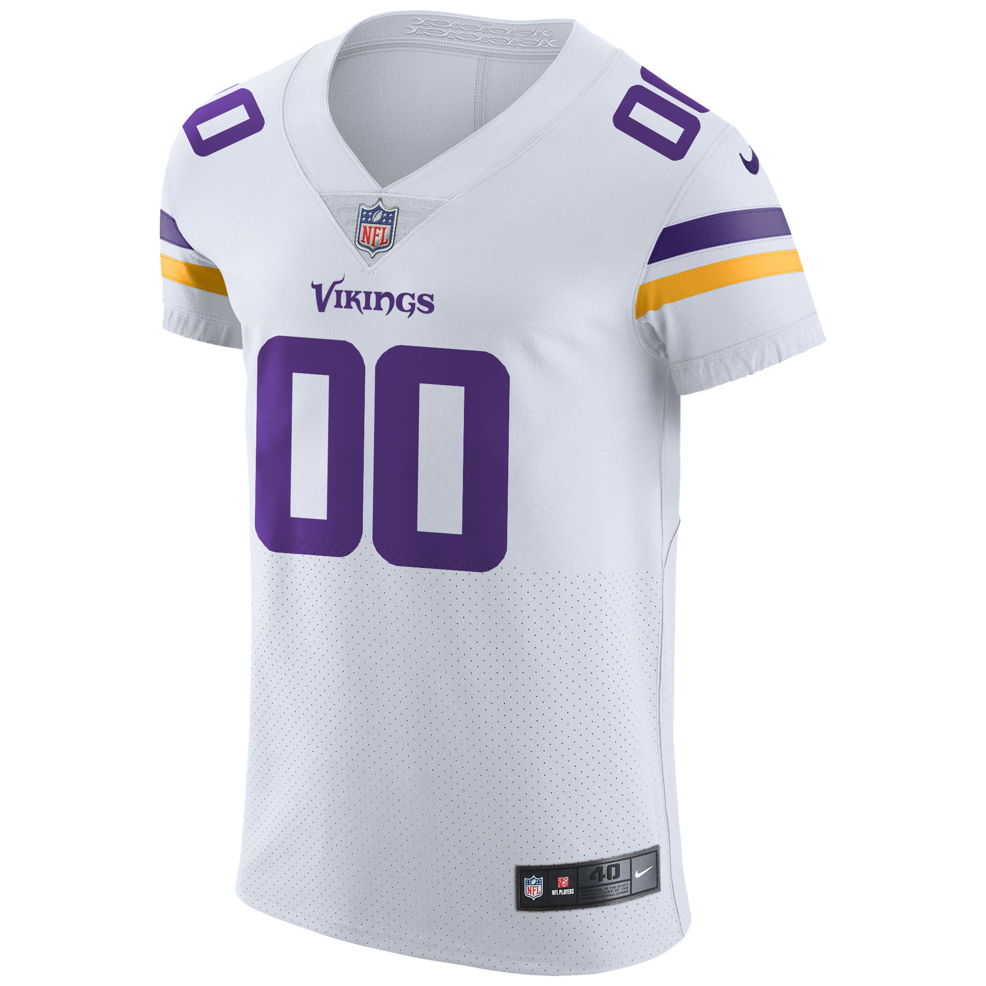 Vikings White Personalized Jersey nike - Nike Vikings White