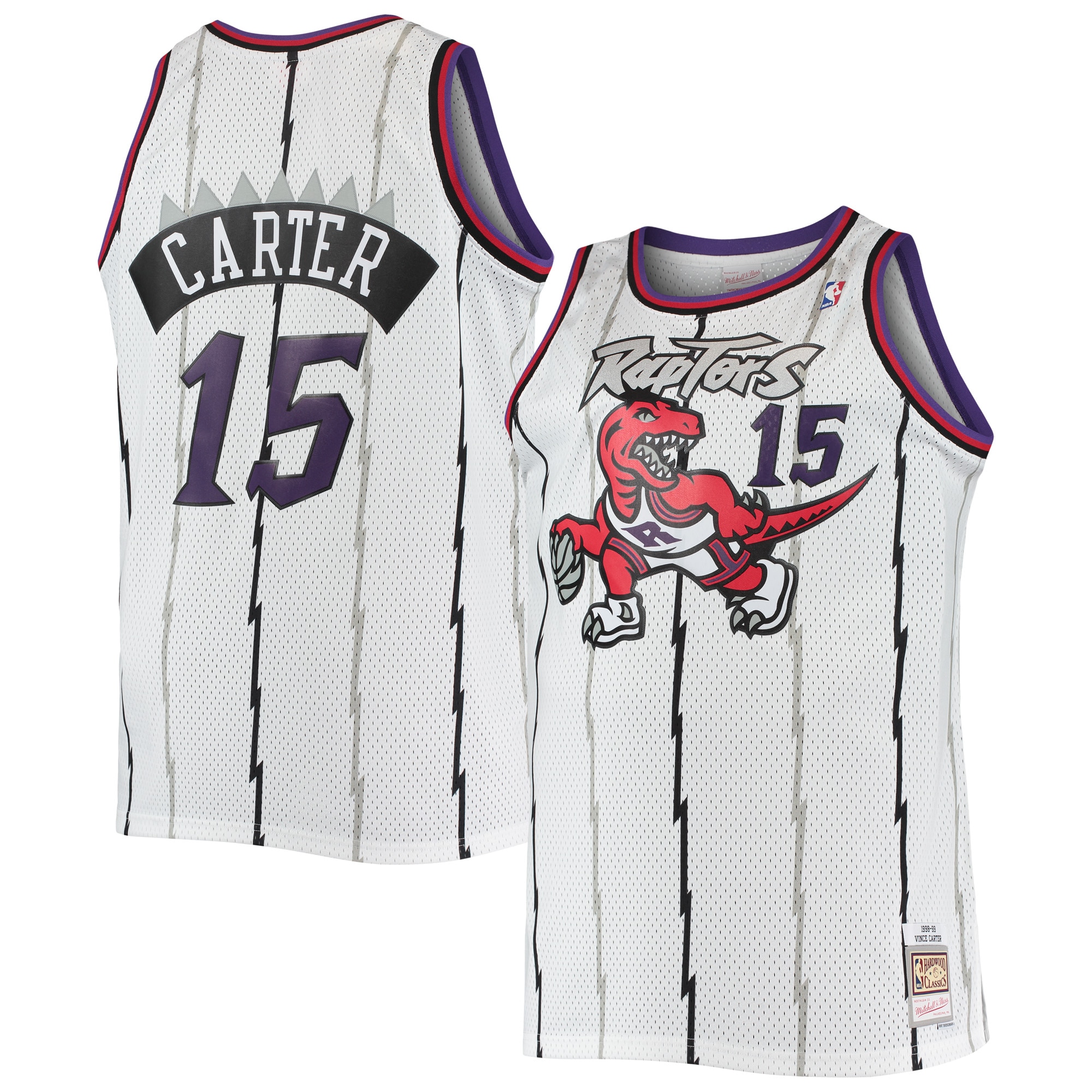 Vince Carter Toronto Raptors 1998/99 Big & Tall Hardwood Classics Swingman Jersey