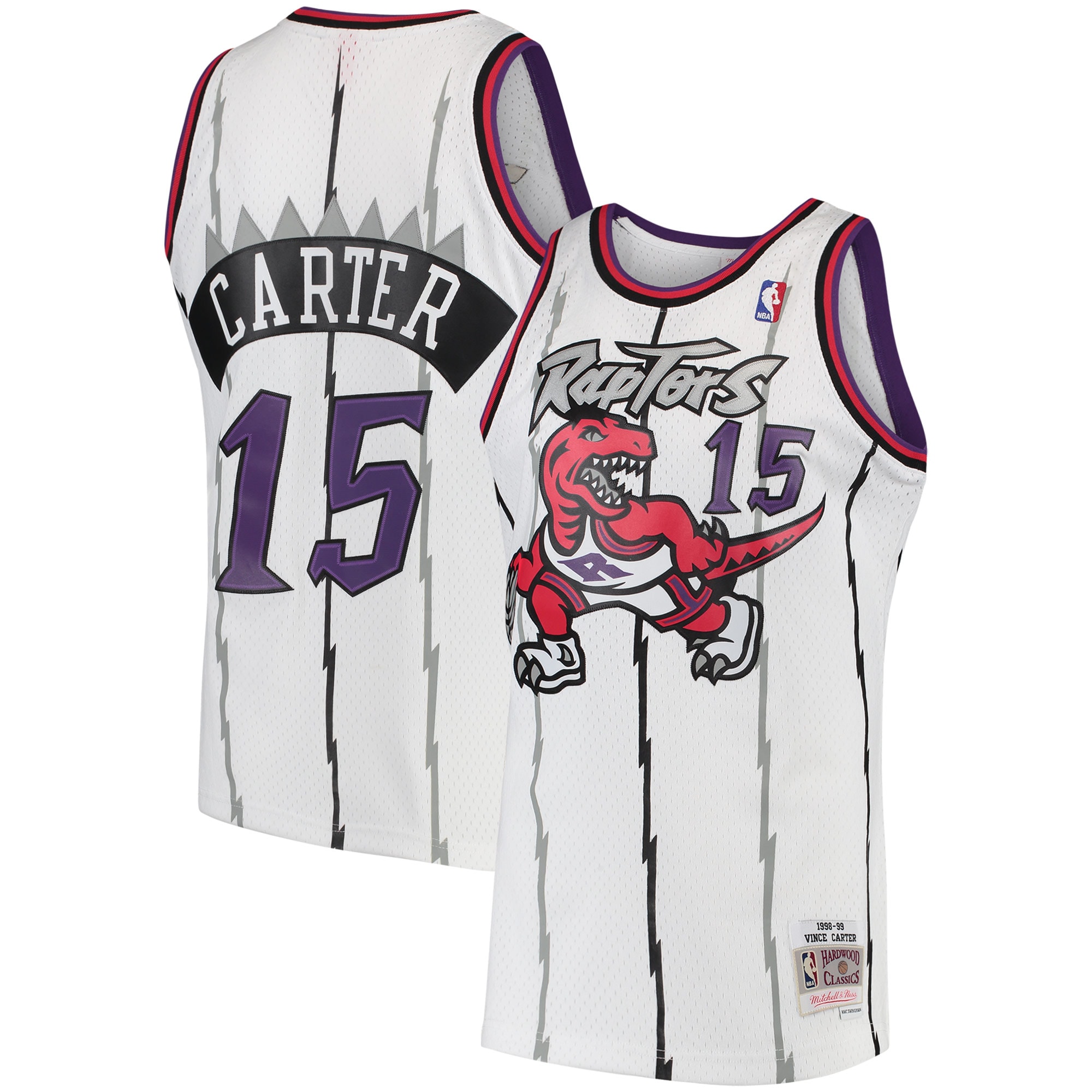 Vince Carter Toronto Raptors 1998/99 Hardwood Classics Swingman Jersey
