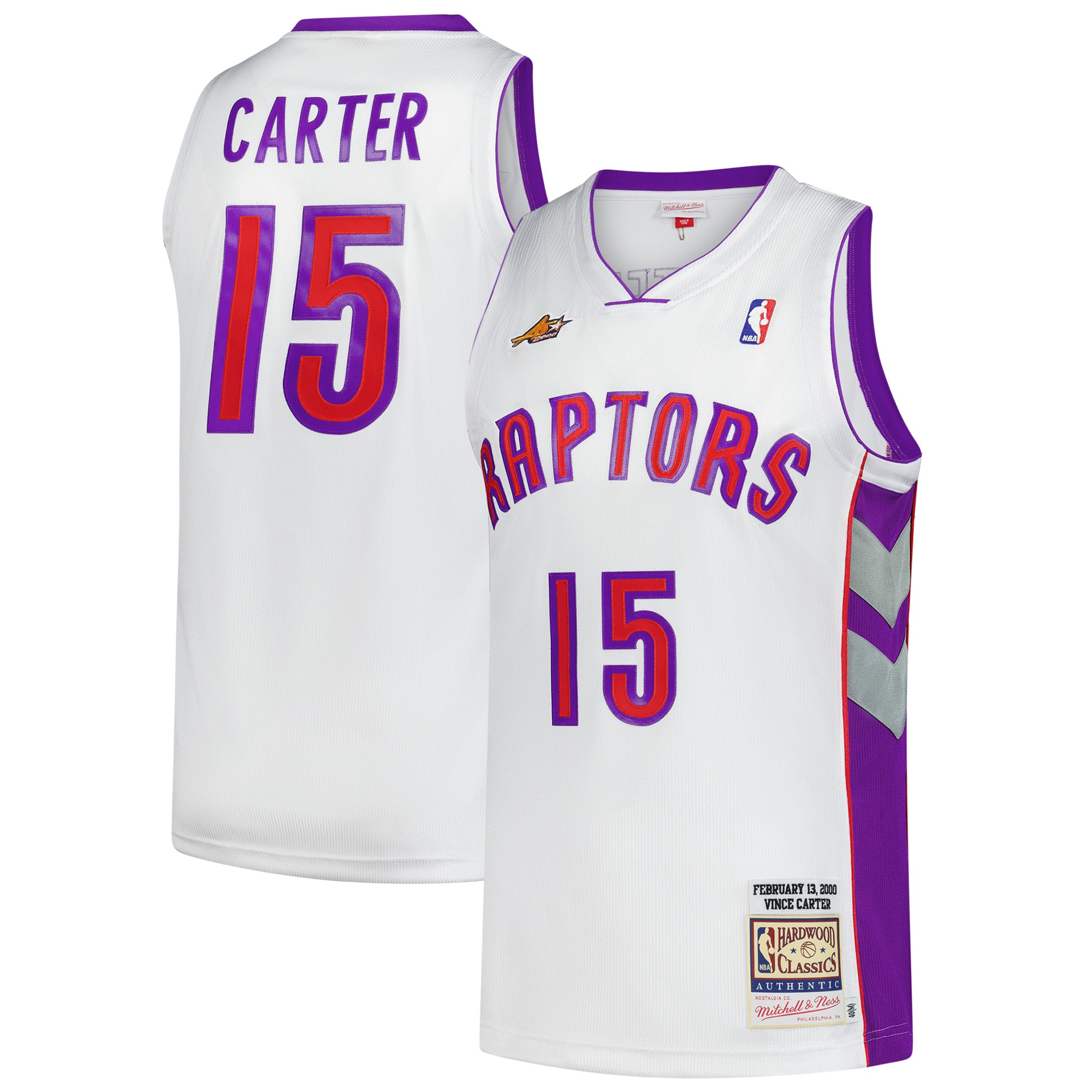 Vince Carter Toronto Raptors 2000 All-Star Game Jersey - White
