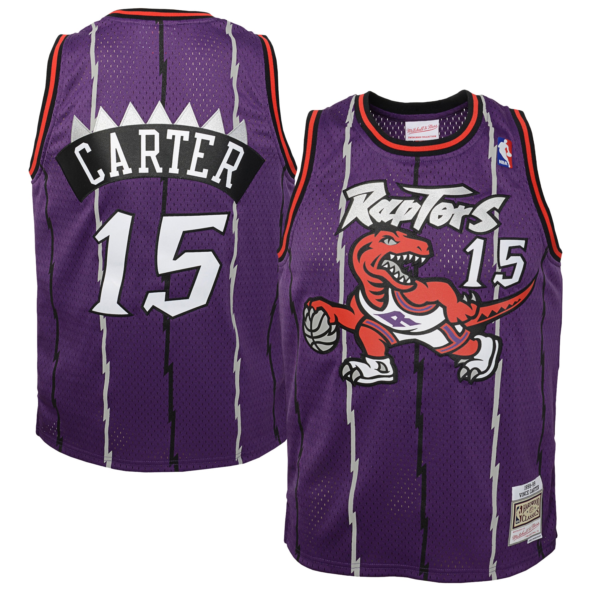 Vince Carter Toronto Raptors Toddler 1998/99 Swingman Jersey - Purple