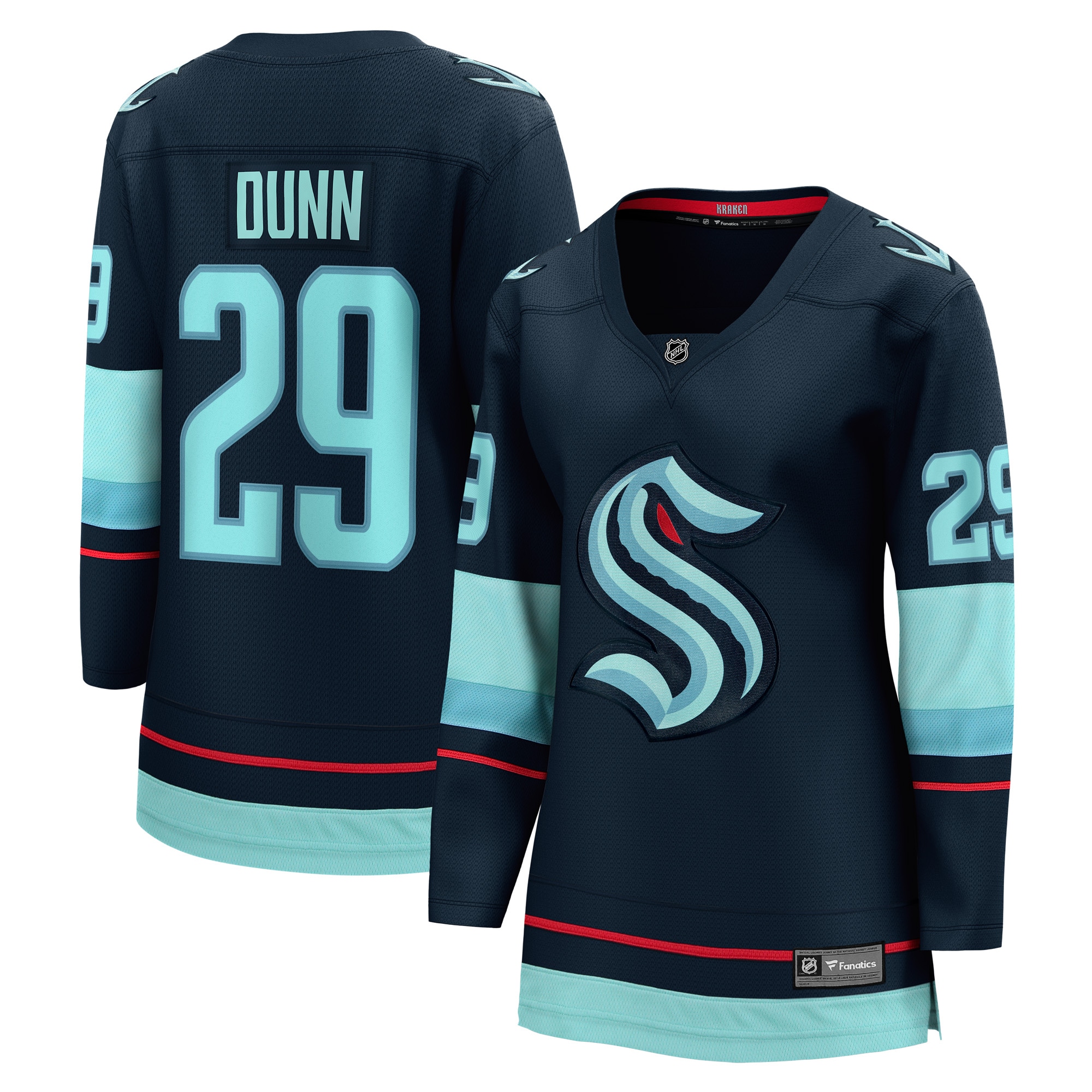Vince Dunn Seattle Kraken Fanatics Women's Home Breakaway Player Jersey - Deep Sea Blue