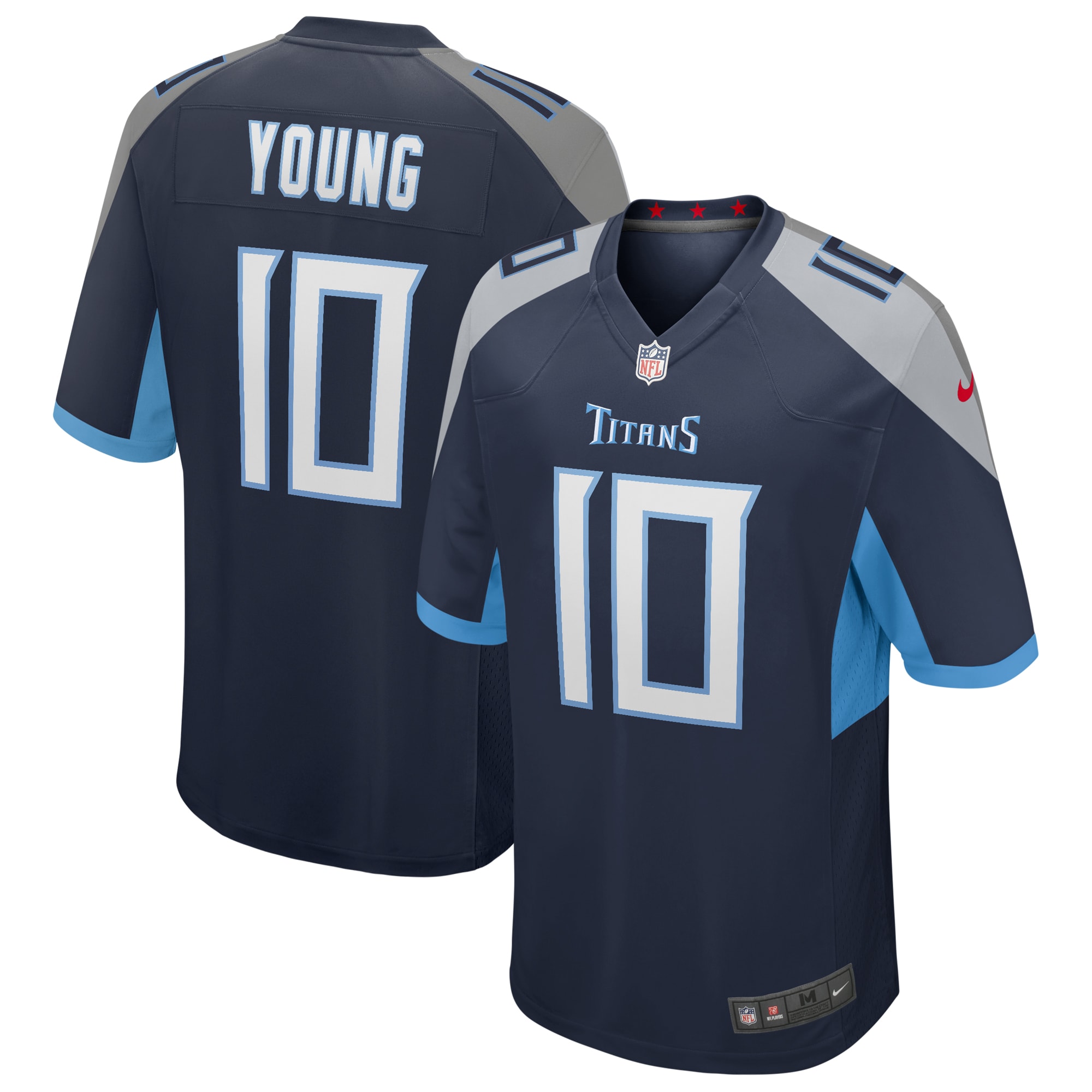 Vince Young Tennessee Titans Game Retired Player Jersey