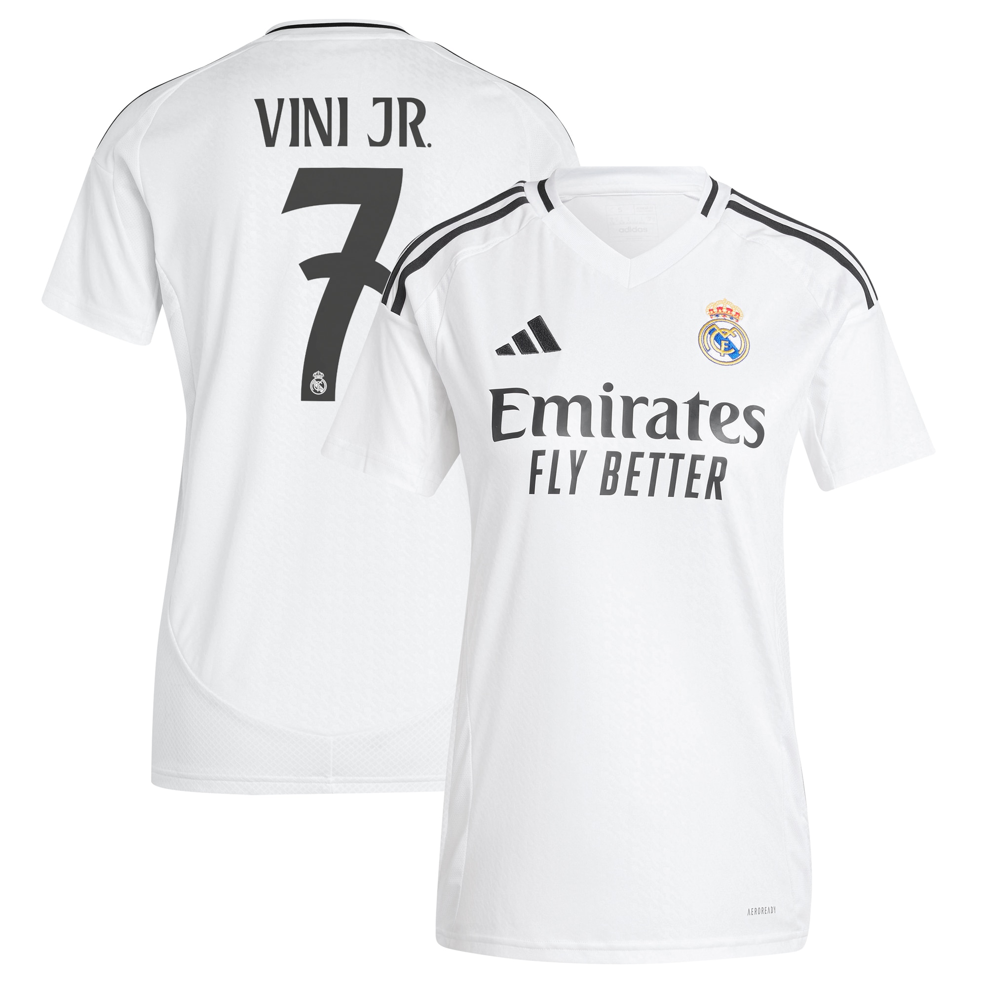 Vini Jr. Real Madrid Women's 2024/25 Home Player Jersey