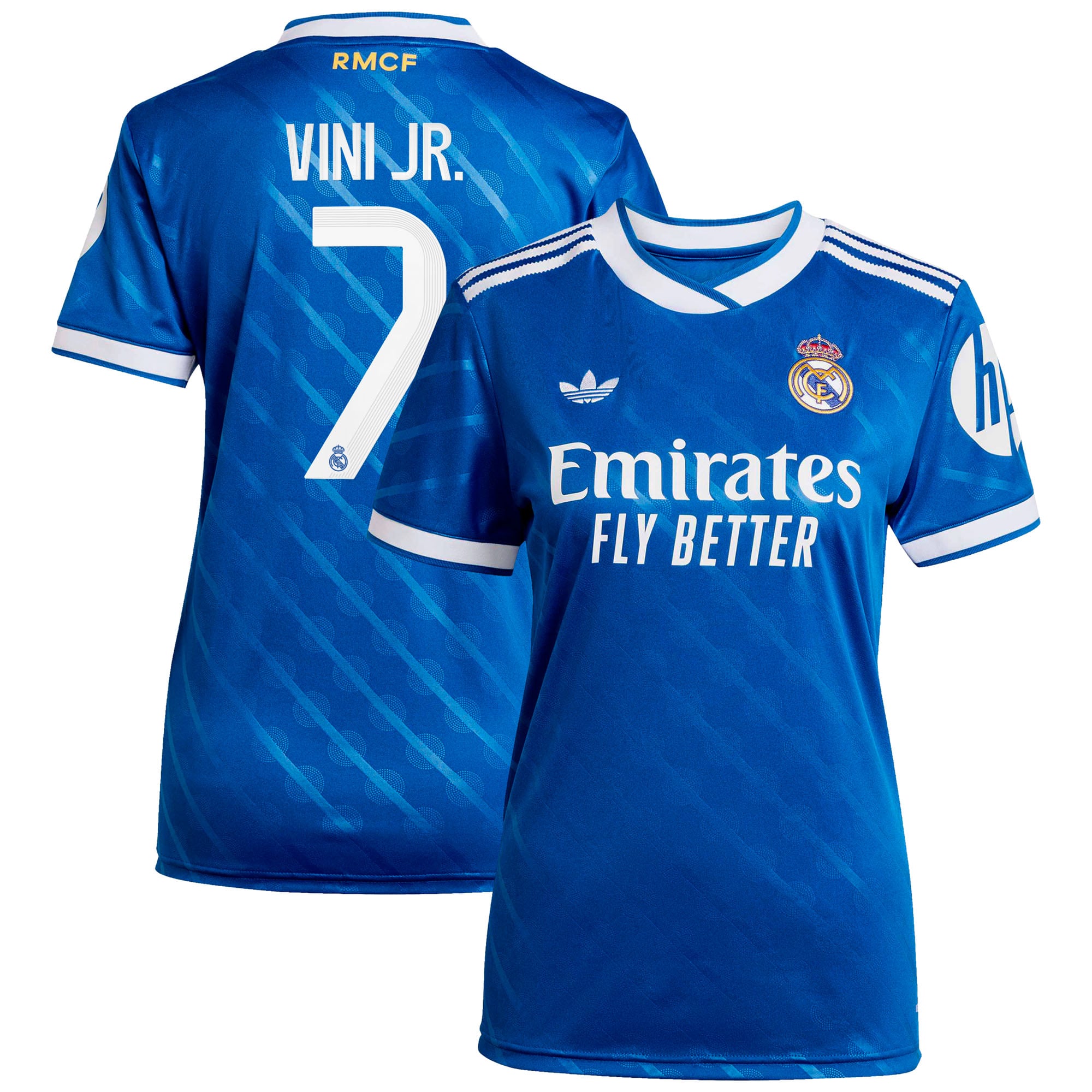 Vinicius Junior Real Madrid Women's 2025/26 Third Player Jersey - Blue