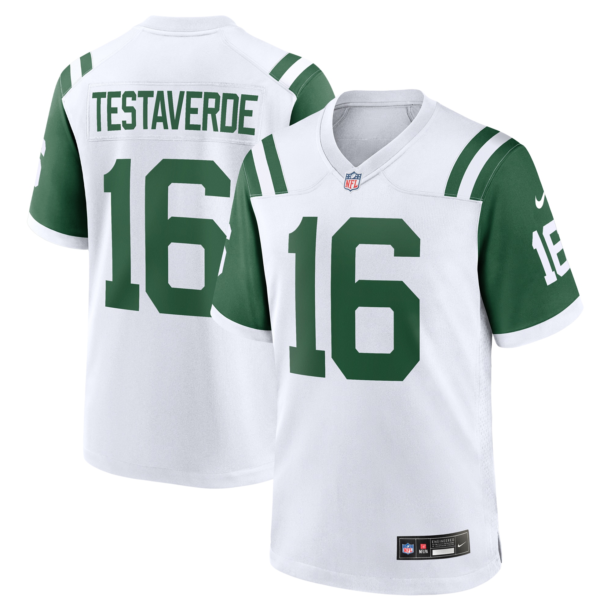 Vinny Testaverde New York Jets Retired Player Alternate Game Jersey - White