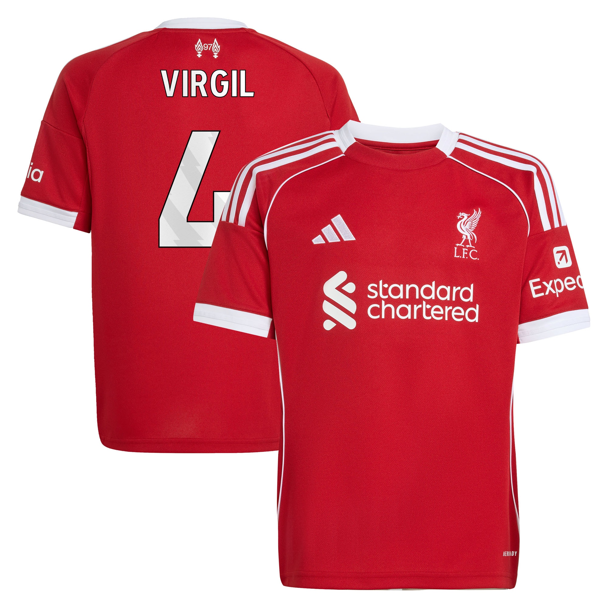 Virgil van Dijk Liverpool Youth 2025/26 Home Jersey