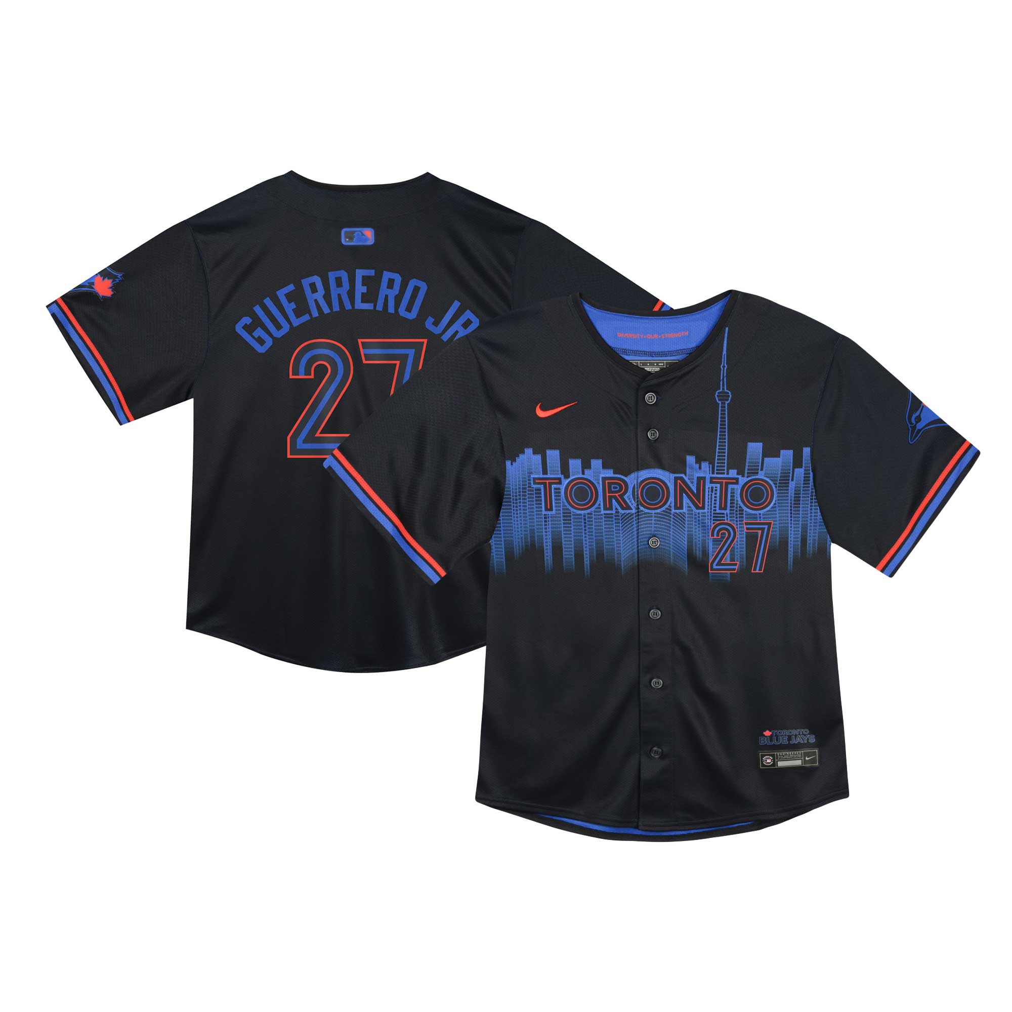 Vladimir Guerrero Jr. Toronto Blue Jays Infant 2024 City Connect Limited Player Jersey - Navy