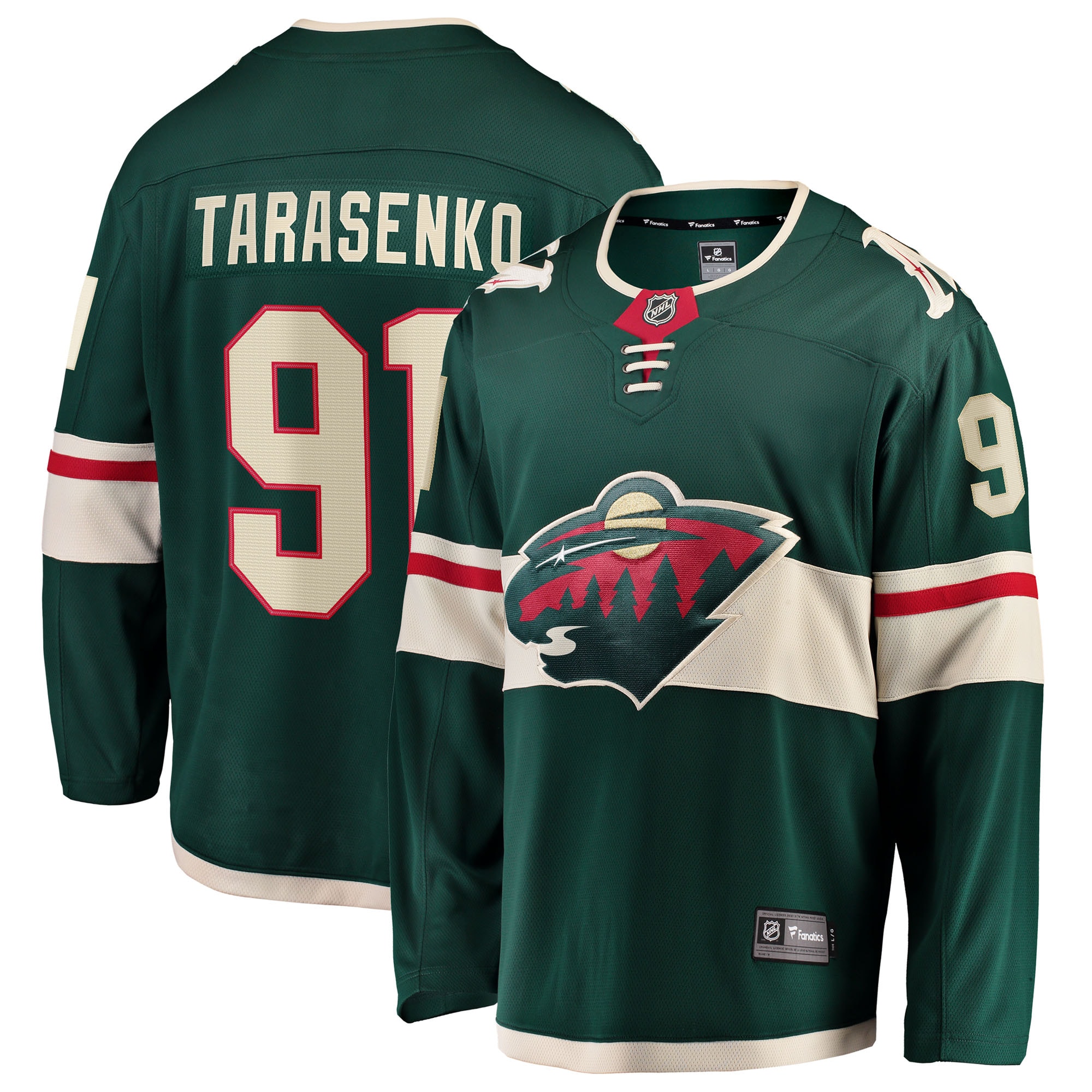 Vladimir Tarasenko Minnesota Wild Fanatics Home Breakaway Jersey - Green