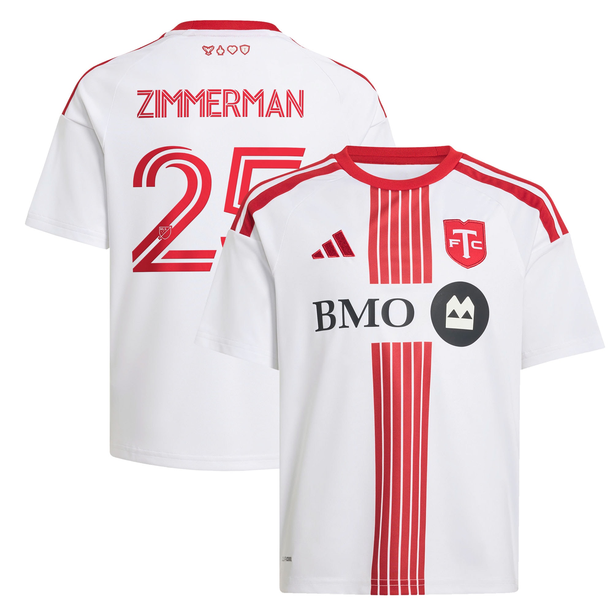 Walker Zimmerman Toronto FC Youth 2026 Winter Kit Jersey - White