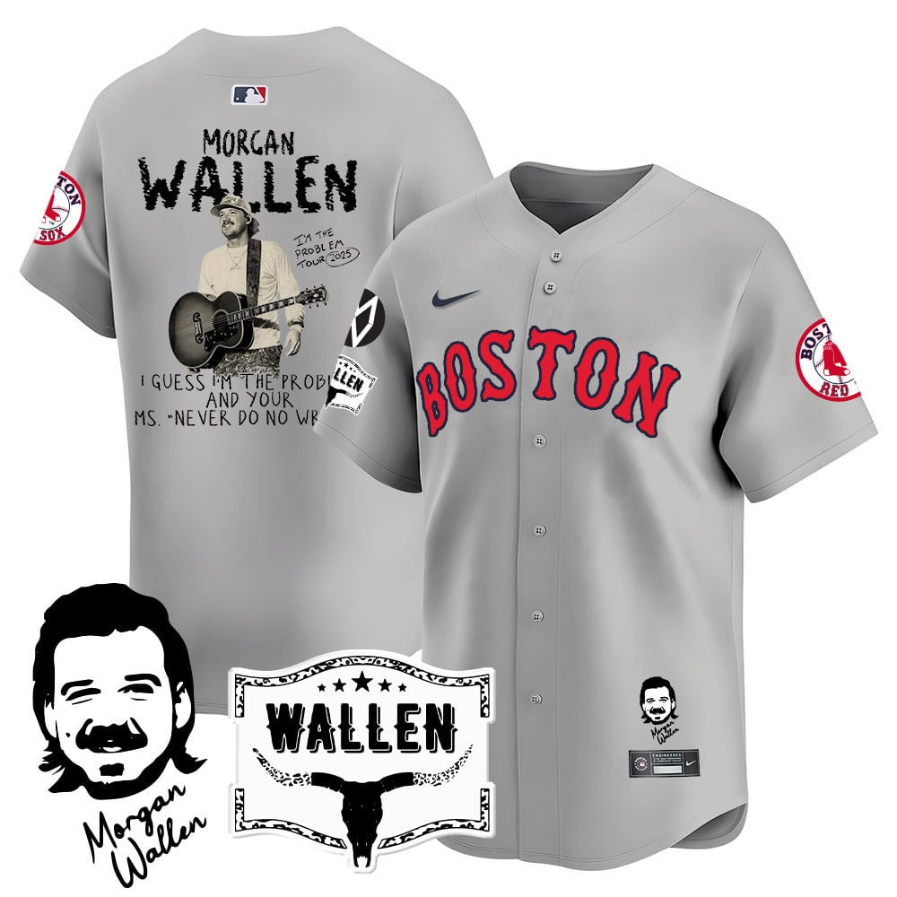 Wallen Gray Red Sox Jersey - Morgan - Nike Baseball Edition