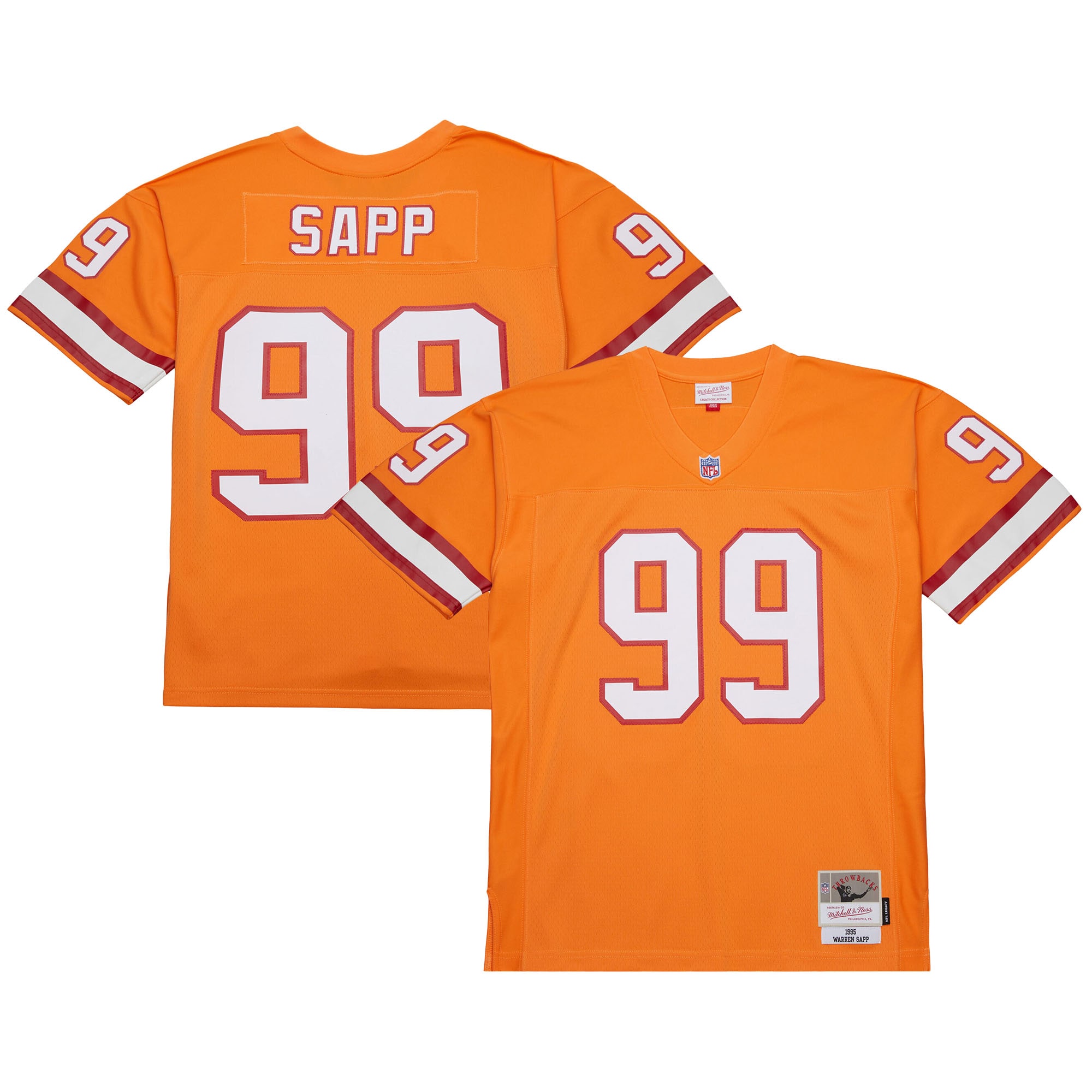 Warren Sapp Tampa Bay Buccaneers 1995 Legacy Jersey