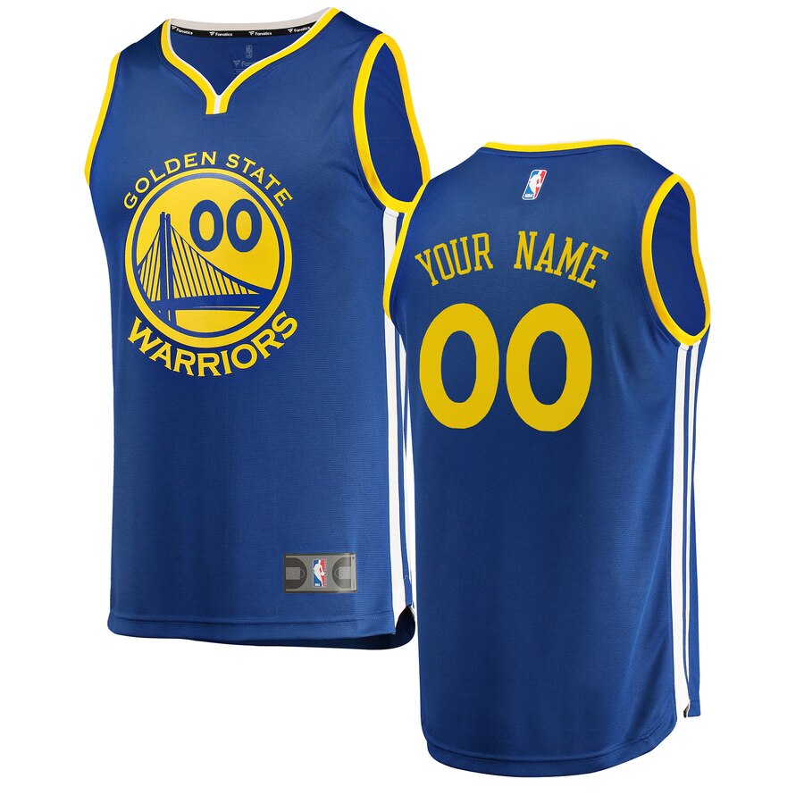 Warriors Blue Custom Jersey fanatics - Fanatics Warriors Blue Custom 2