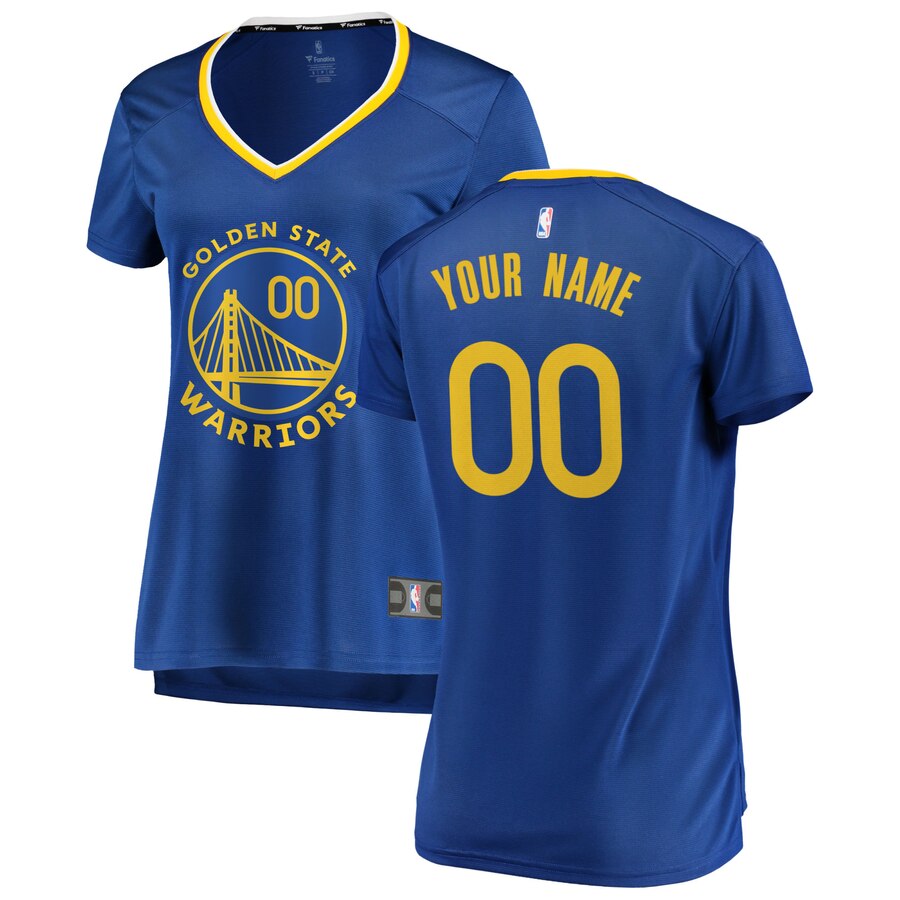 Warriors Blue Custom Jersey fanatics - Fanatics Warriors Blue Custom 3