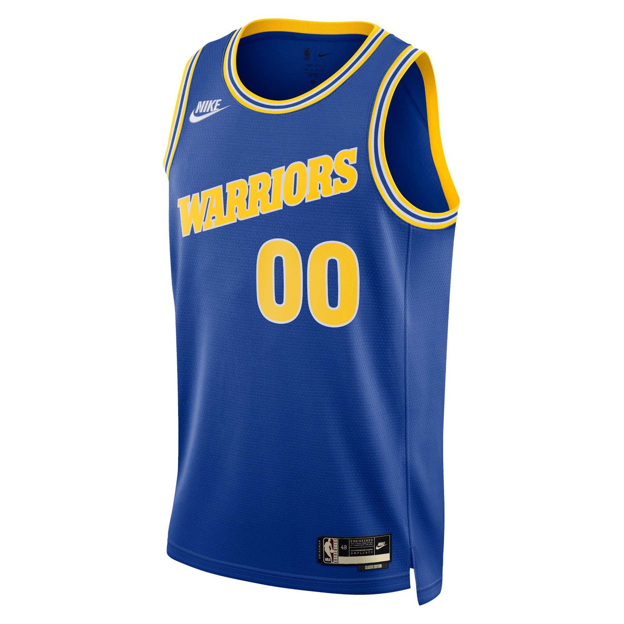Alternative view of Warriors Blue Custom Jersey nike classic - Nike Warriors Blue Custom