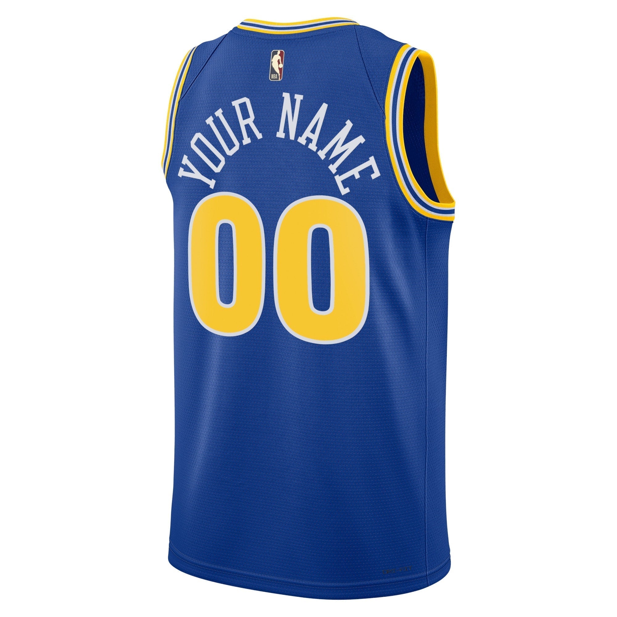 Alternative view of Warriors Blue Custom Jersey nike personalize - Nike Warriors Blue