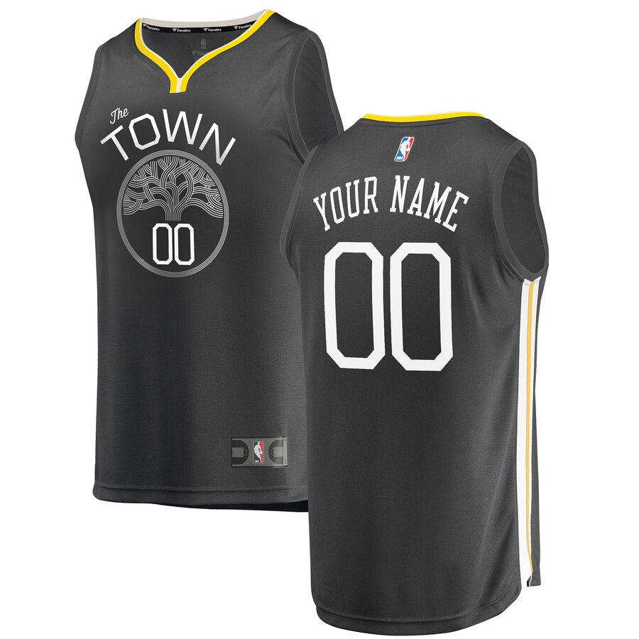 Warriors Gray The Town Jersey - Fanatics Warriors Gray Jersey - The