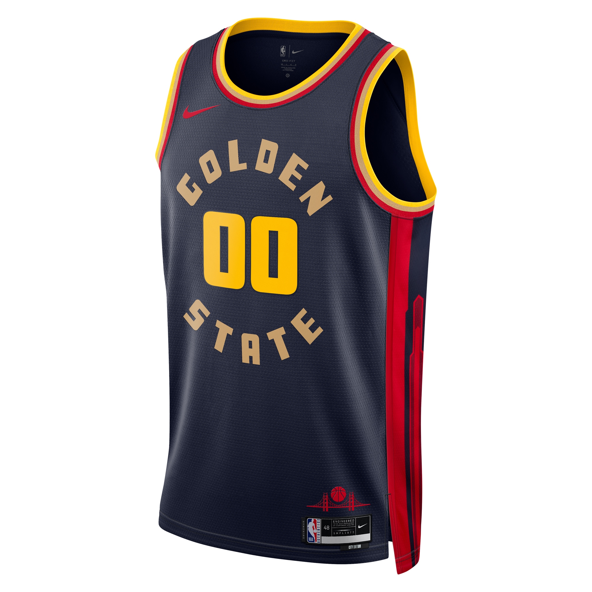 Warriors Navy City Jersey - Nike Warriors Navy City Edition Jersey