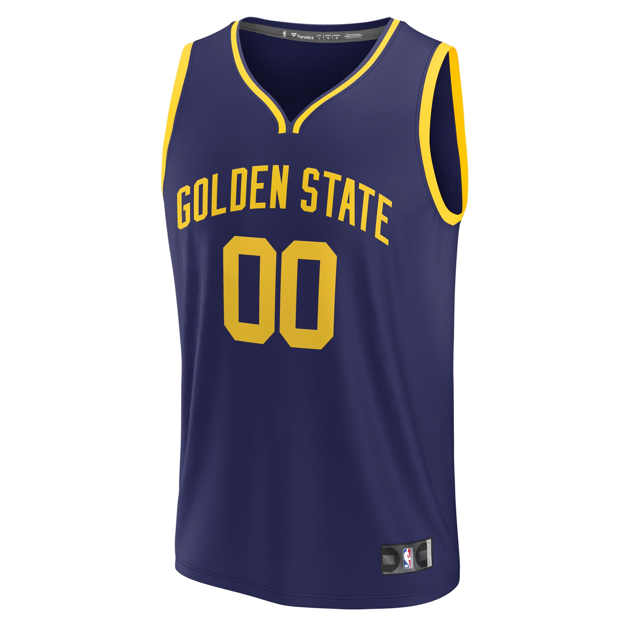 Alternative view of Warriors Navy Custom Jersey - Fanatics Golden State