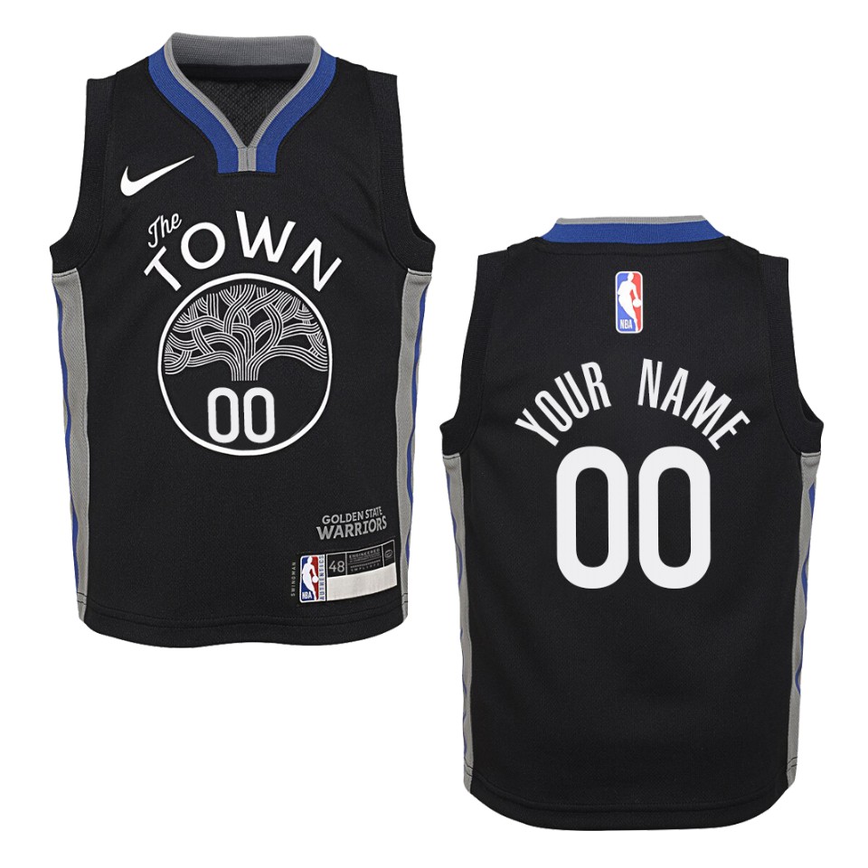 Warriors The Town Black Jersey - Nike Warriors