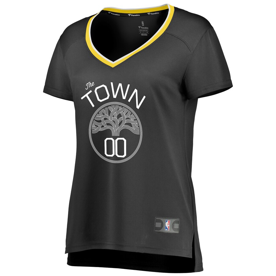 Alternative view of Warriors Women’s Black Jersey - Fanatics - Custom ‘The Town’