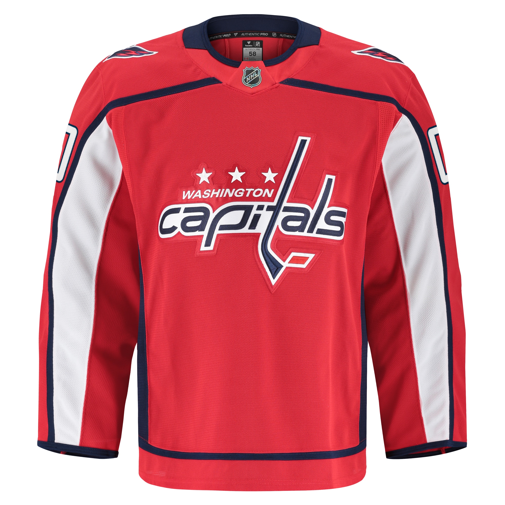 Washington Capitals Authentic Pro Red Jersey - Ultimate 100% Fan Gear