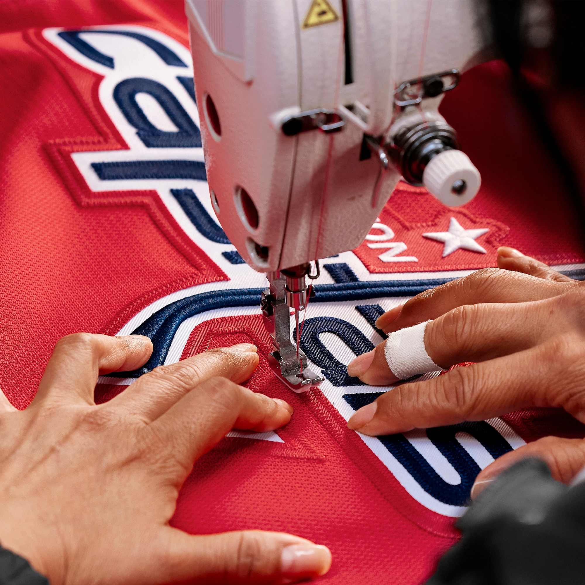 Alternative view of Washington Capitals Authentic Pro Red Jersey - Ultimate 100% Fan Gear